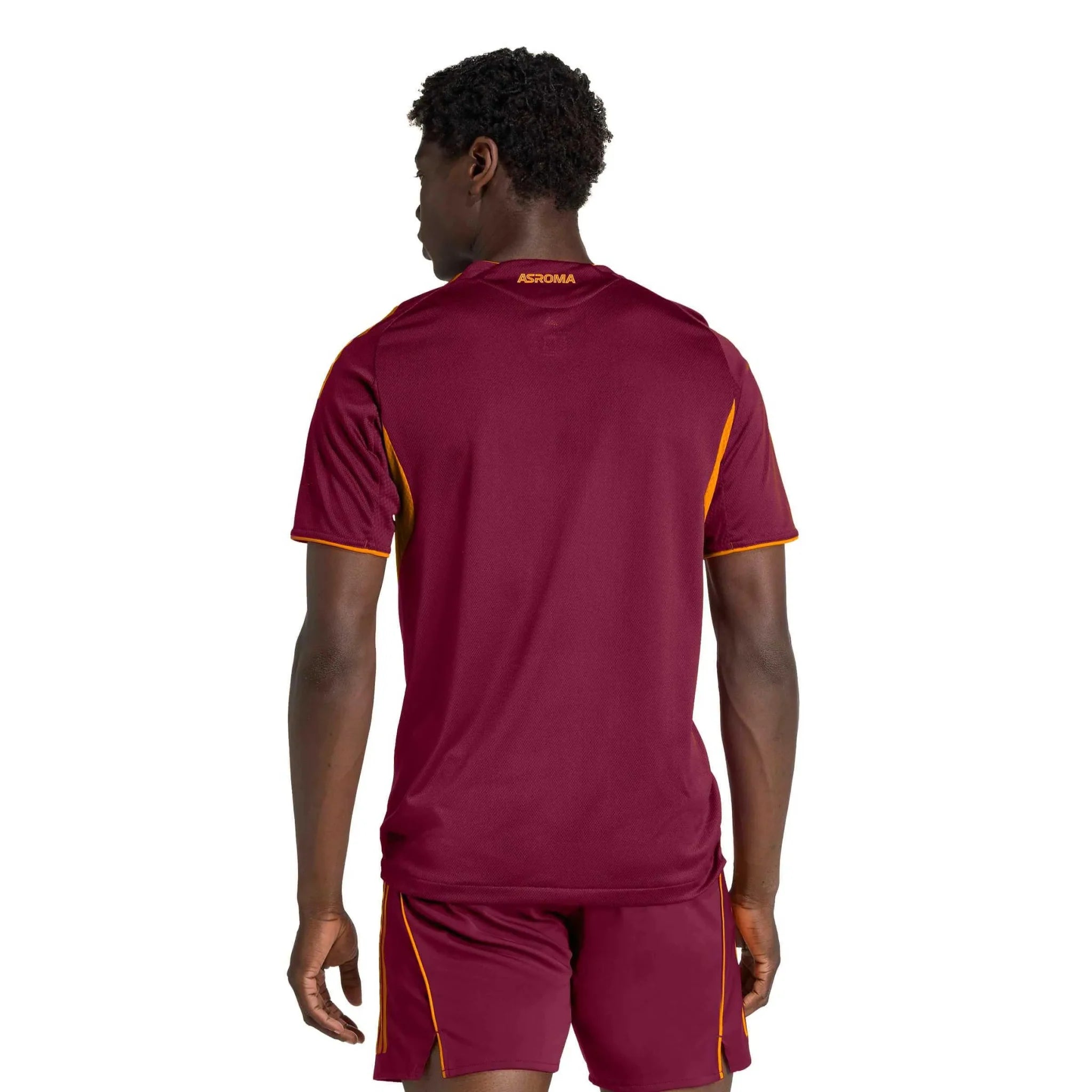 adidas 2025-26 Roma Men's Authentic Home Soccer Jersey 4