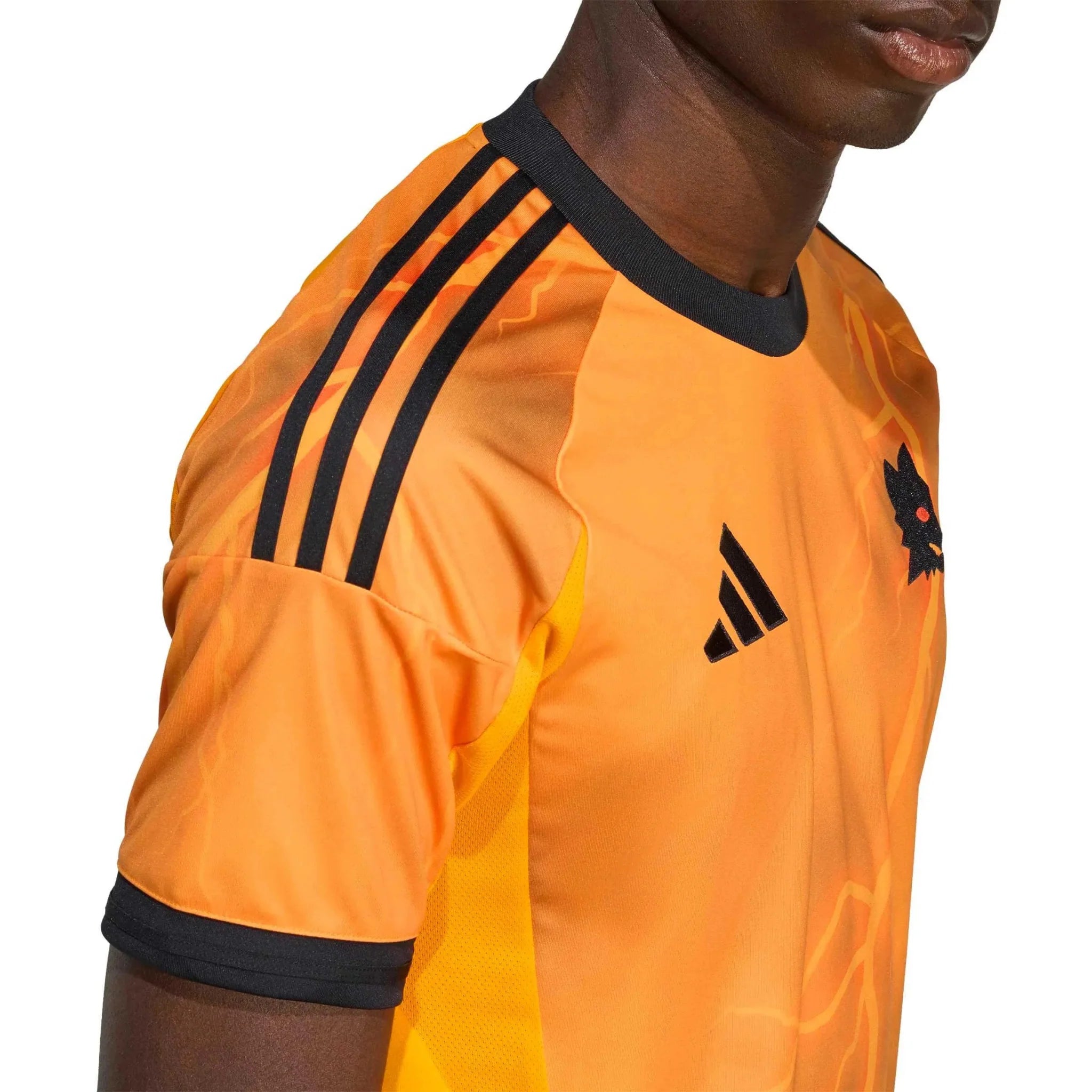 adidas 2025-26 Roma Men's Stadium Away Soccer Jersey 6