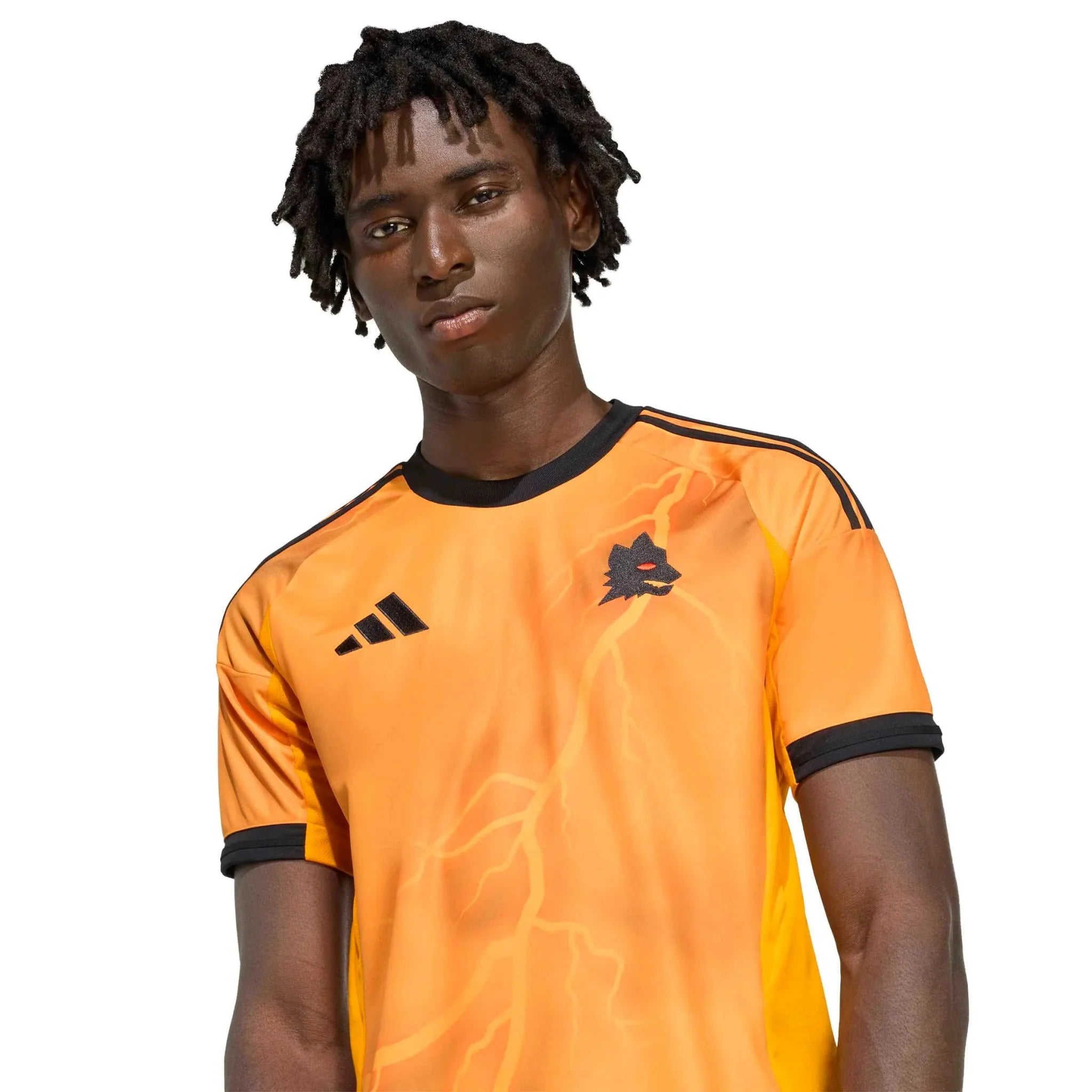 adidas 2025-26 Roma Men's Stadium Away Soccer Jersey 5