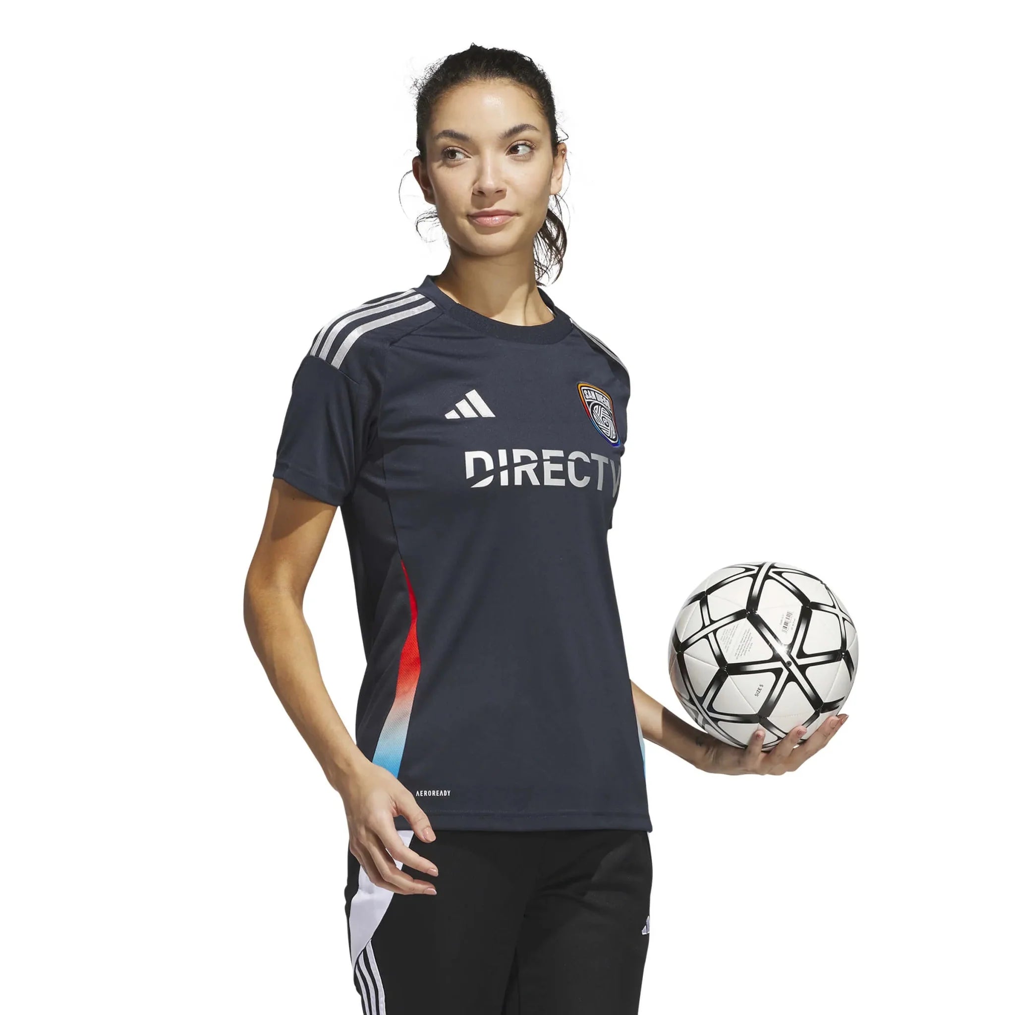 adidas 2025-26 San Diego FC Women's Stadium Home Jersey 4