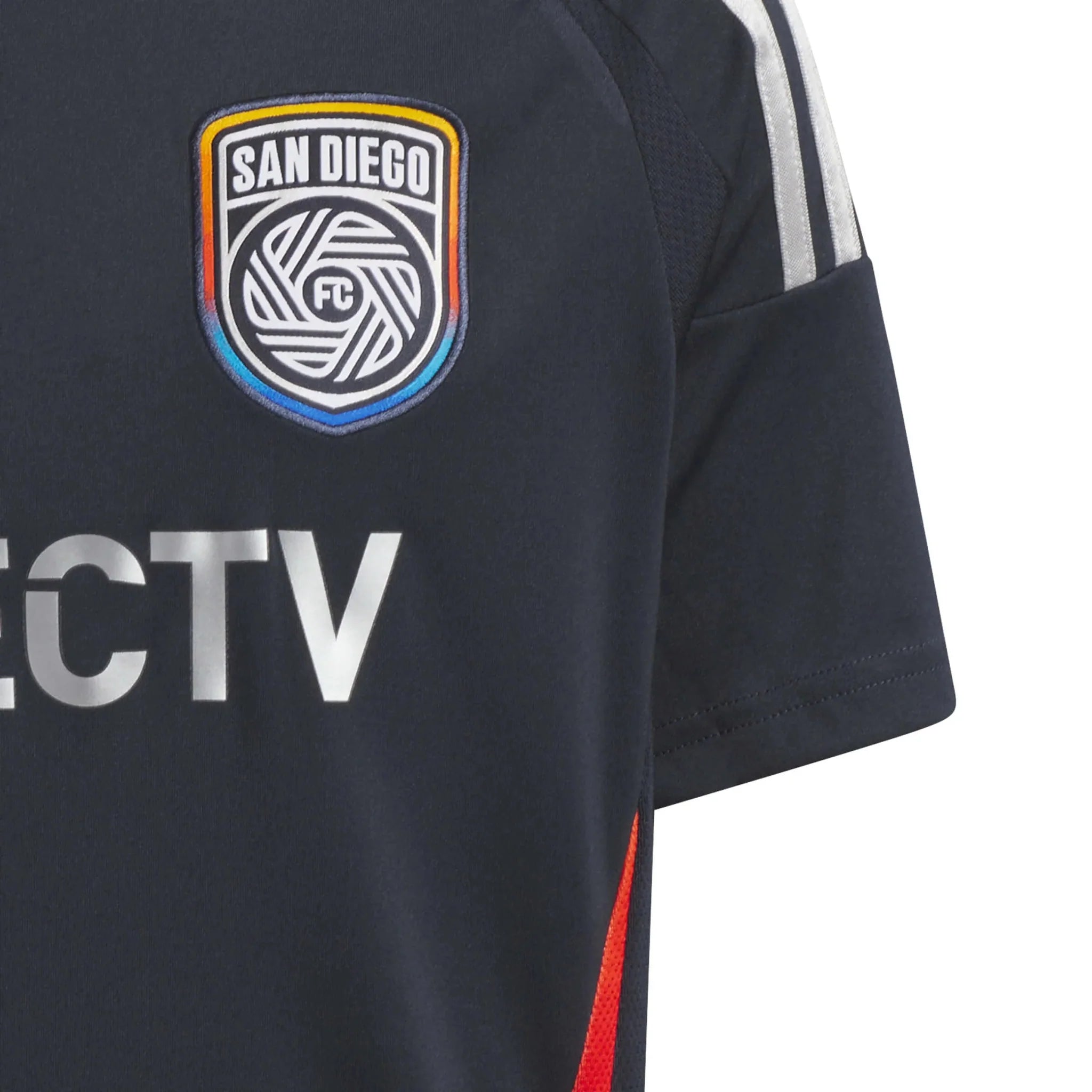 adidas 2025-26 San Diego FC Youth Stadium Home Jersey 3