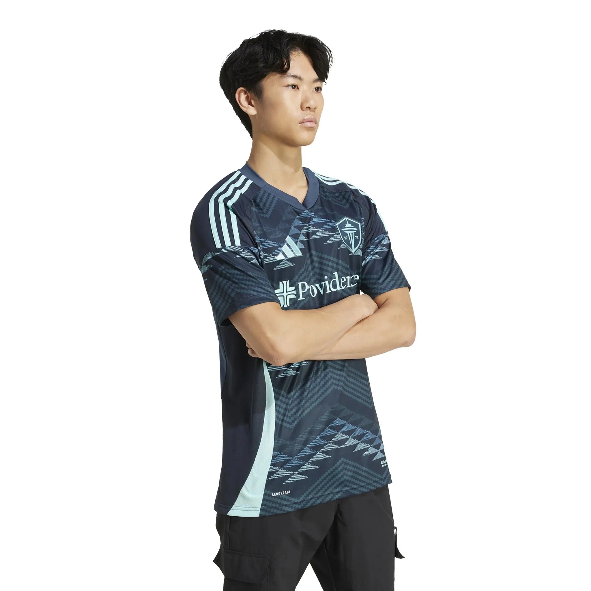 adidas 2025-26 Seattle Sounders Men's Stadium Away Soccer Jersey 4