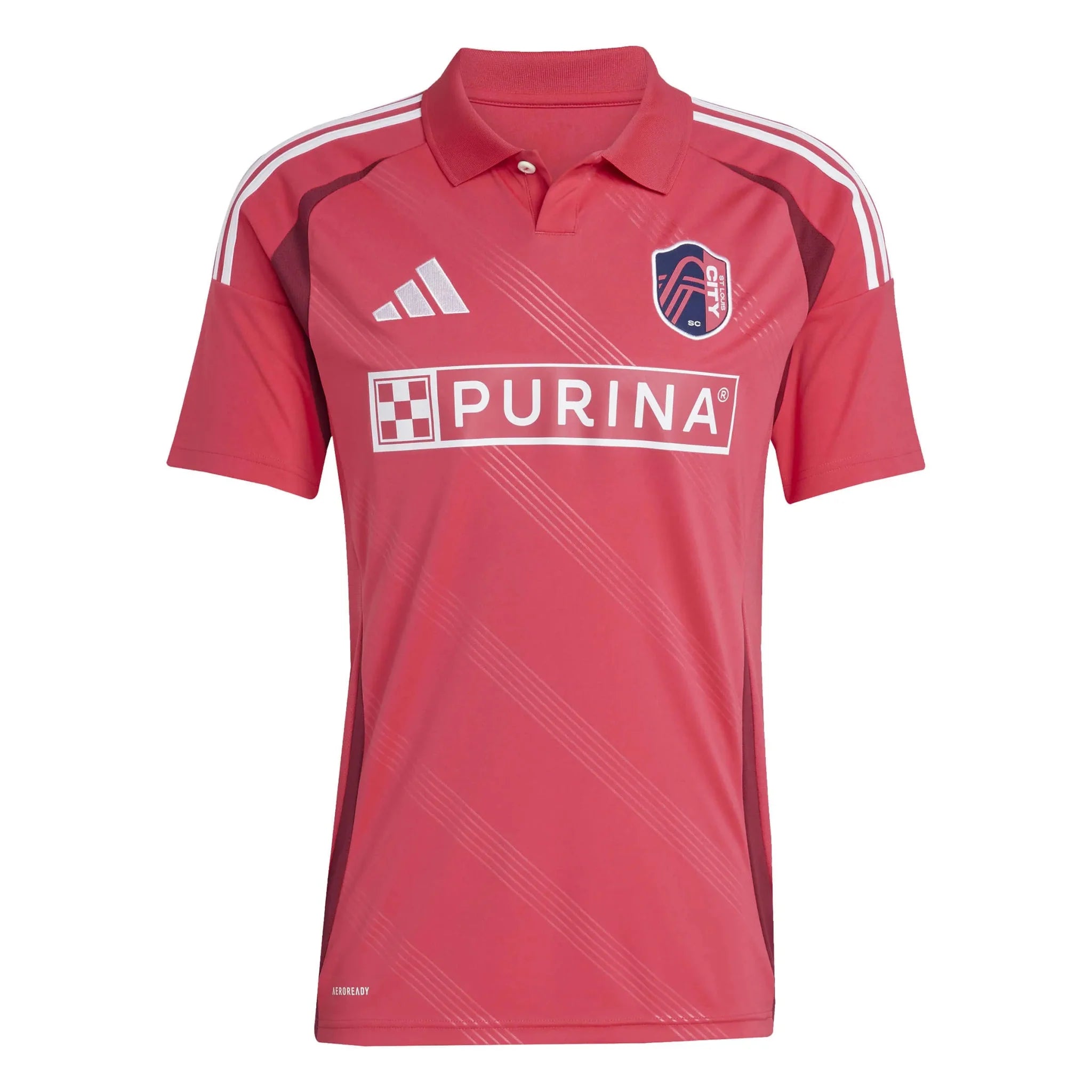 adidas 2025-26 St. Louis City Men's Stadium Home Soccer Jersey 1