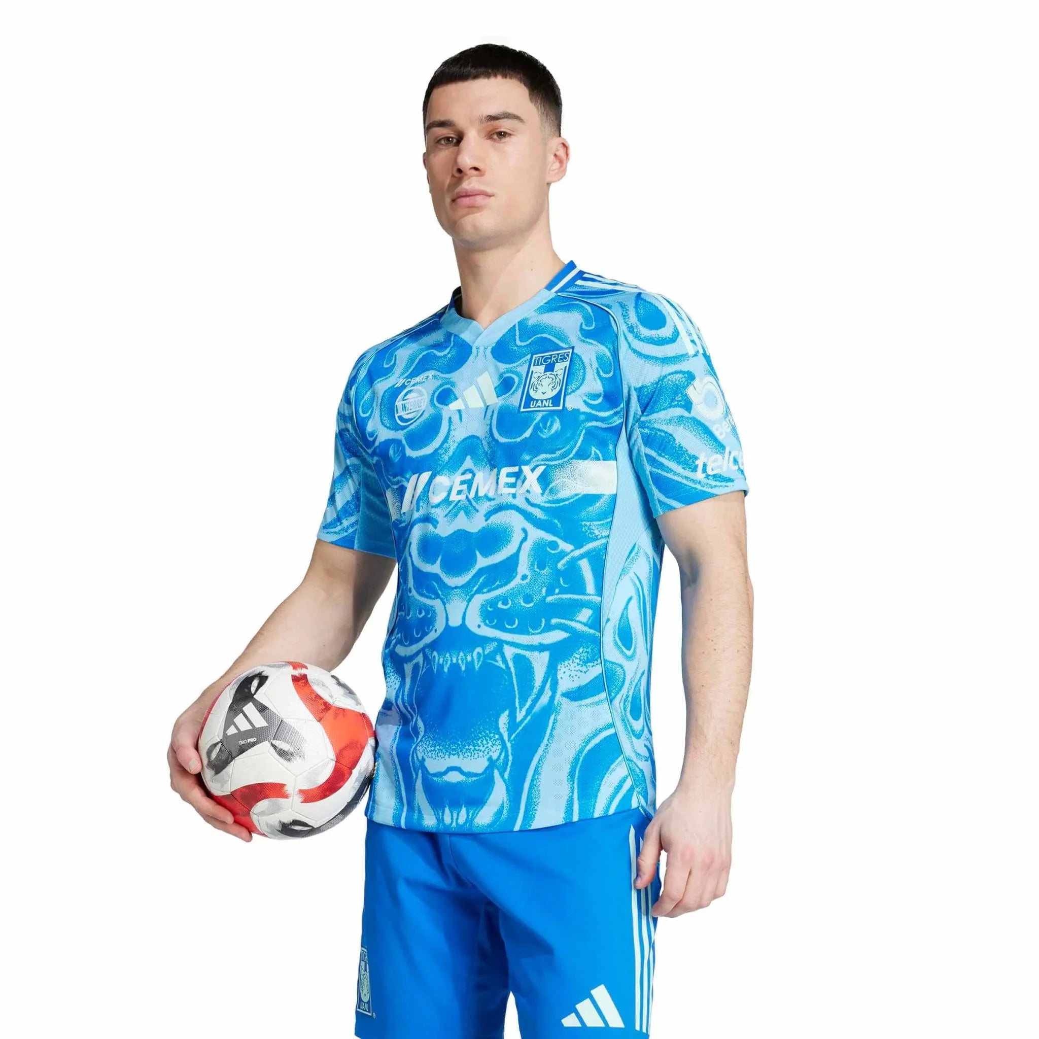 adidas 2025-26 Tigres Men's Authentic Away Soccer Jersey 3