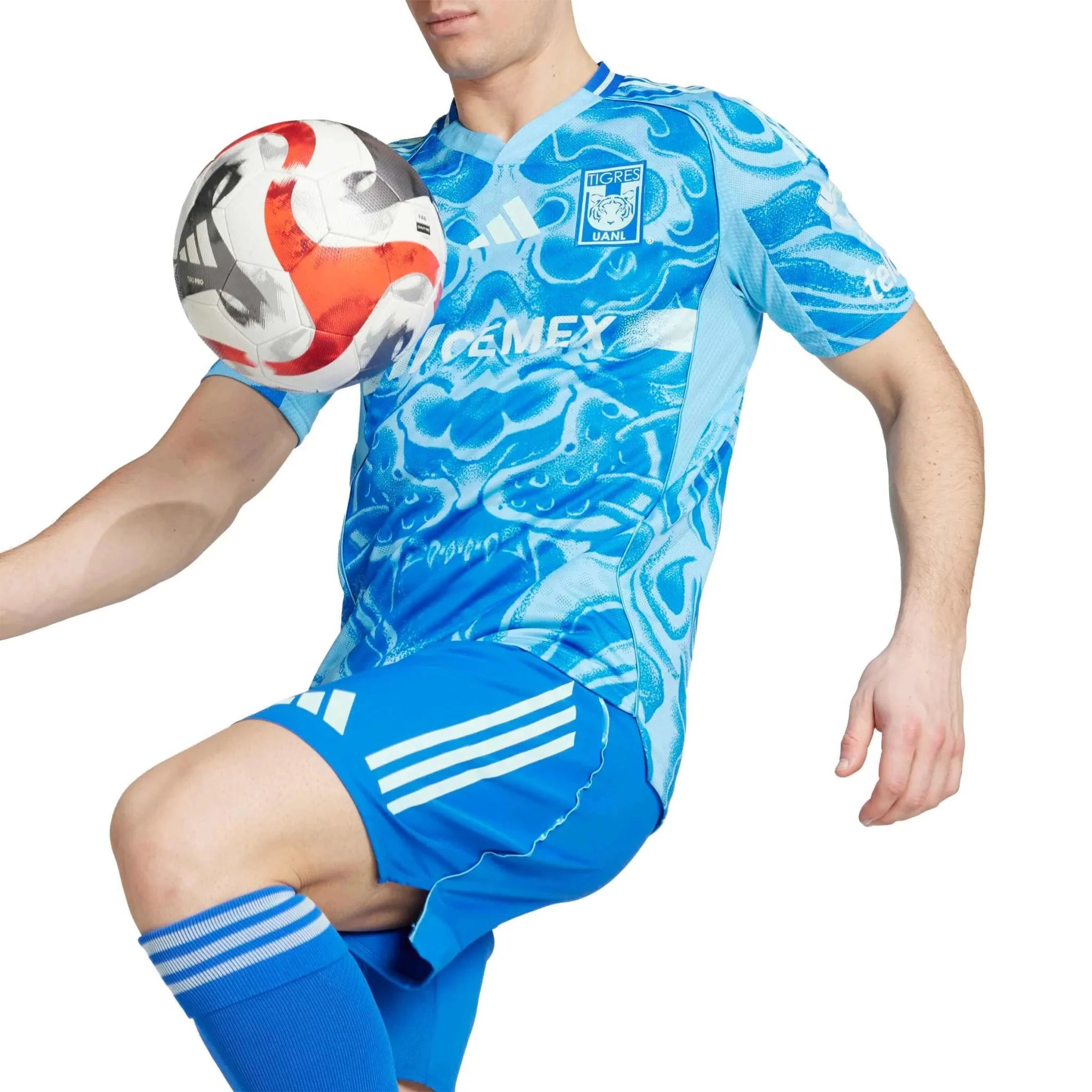 adidas 2025-26 Tigres Men's Authentic Away Soccer Jersey 5