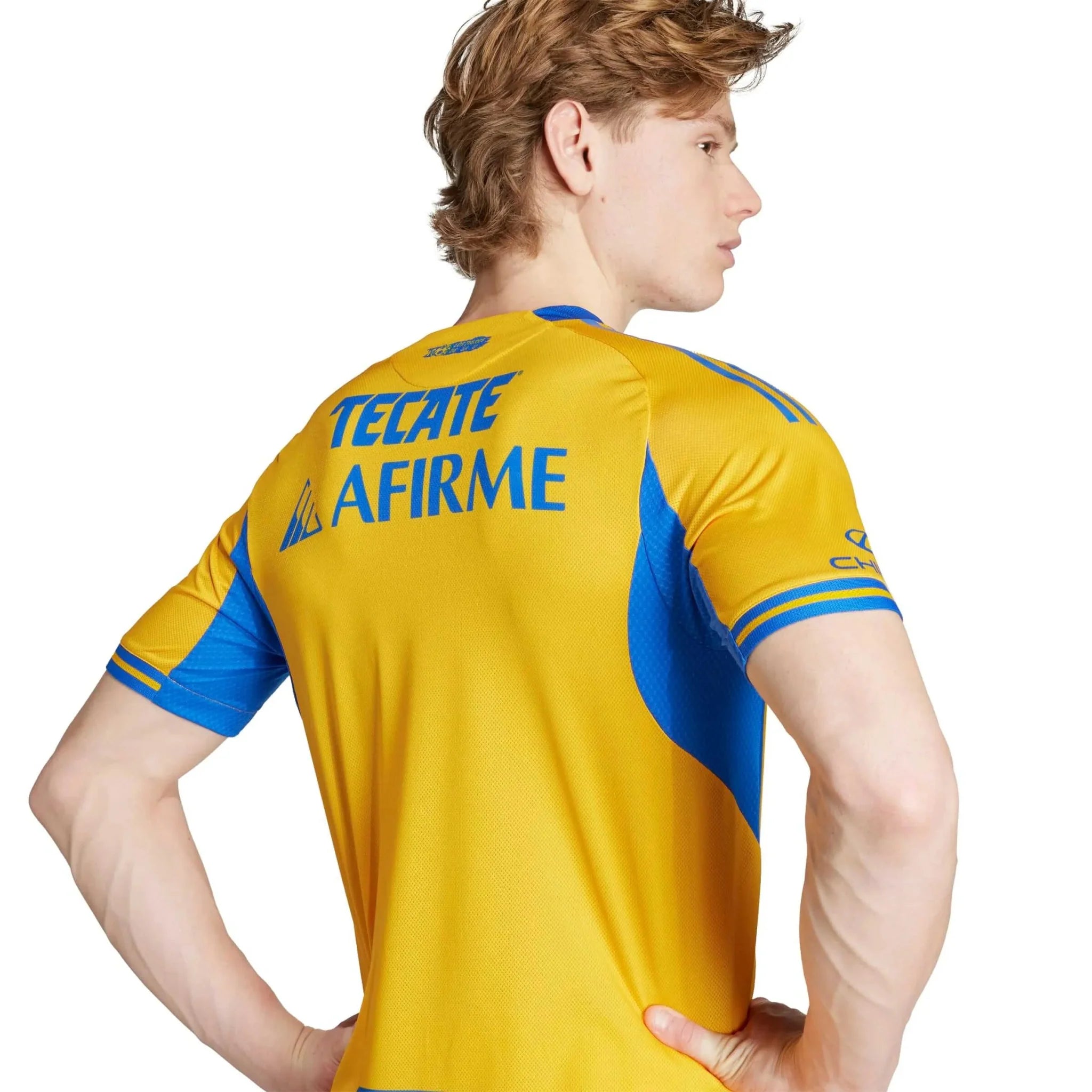 adidas 2025-26 Tigres Men's Authentic Home Soccer Jersey 5