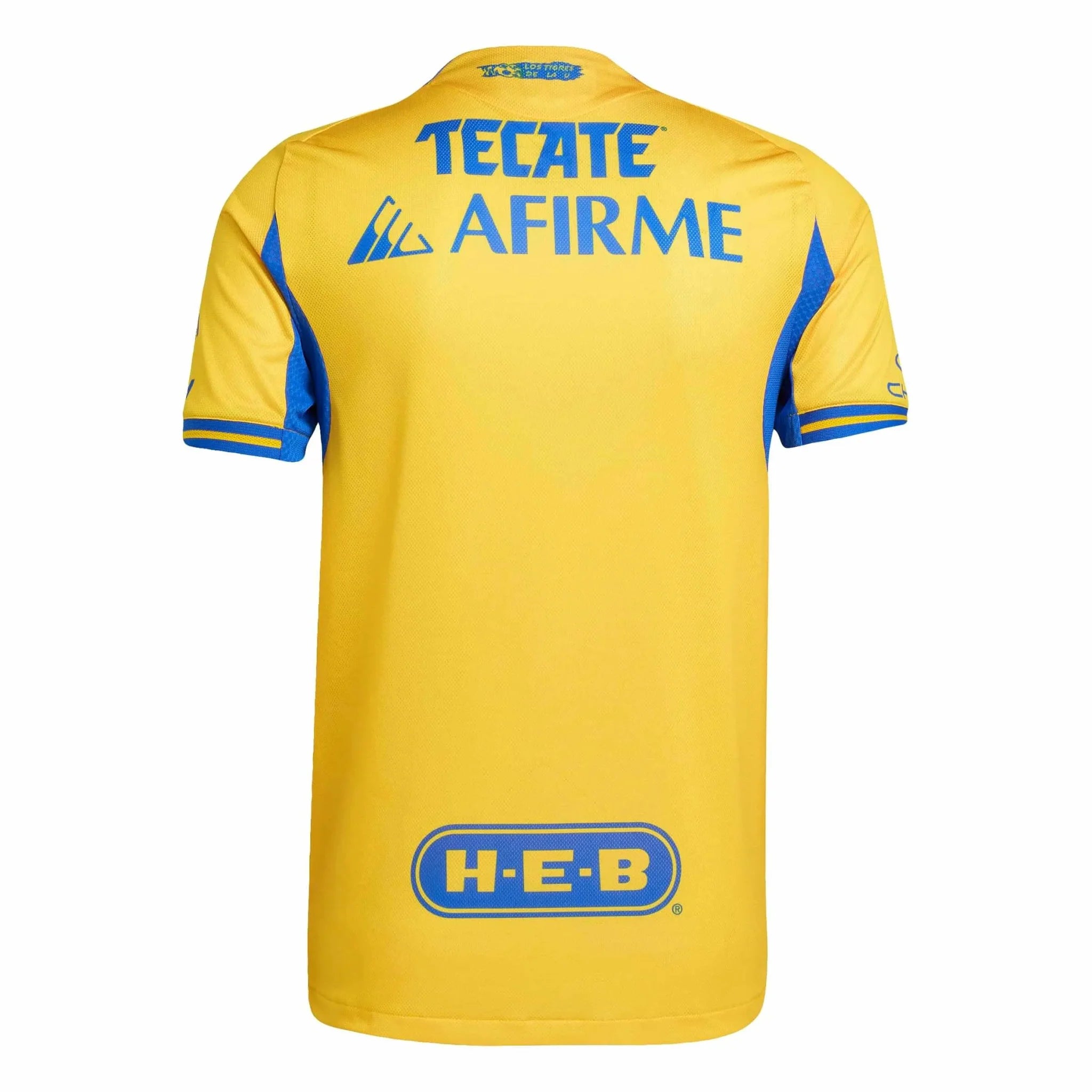 adidas 2025-26 Tigres Men's Authentic Home Soccer Jersey 2