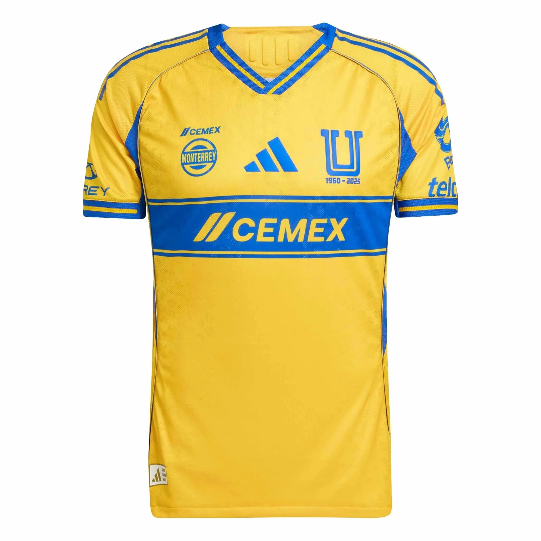 adidas 2025-26 Tigres Men's Authentic Home Soccer Jersey 1
