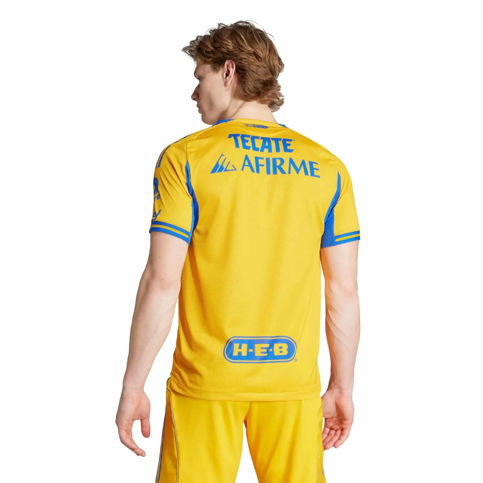 adidas 2025-26 Tigres Men's Authentic Home Soccer Jersey 4