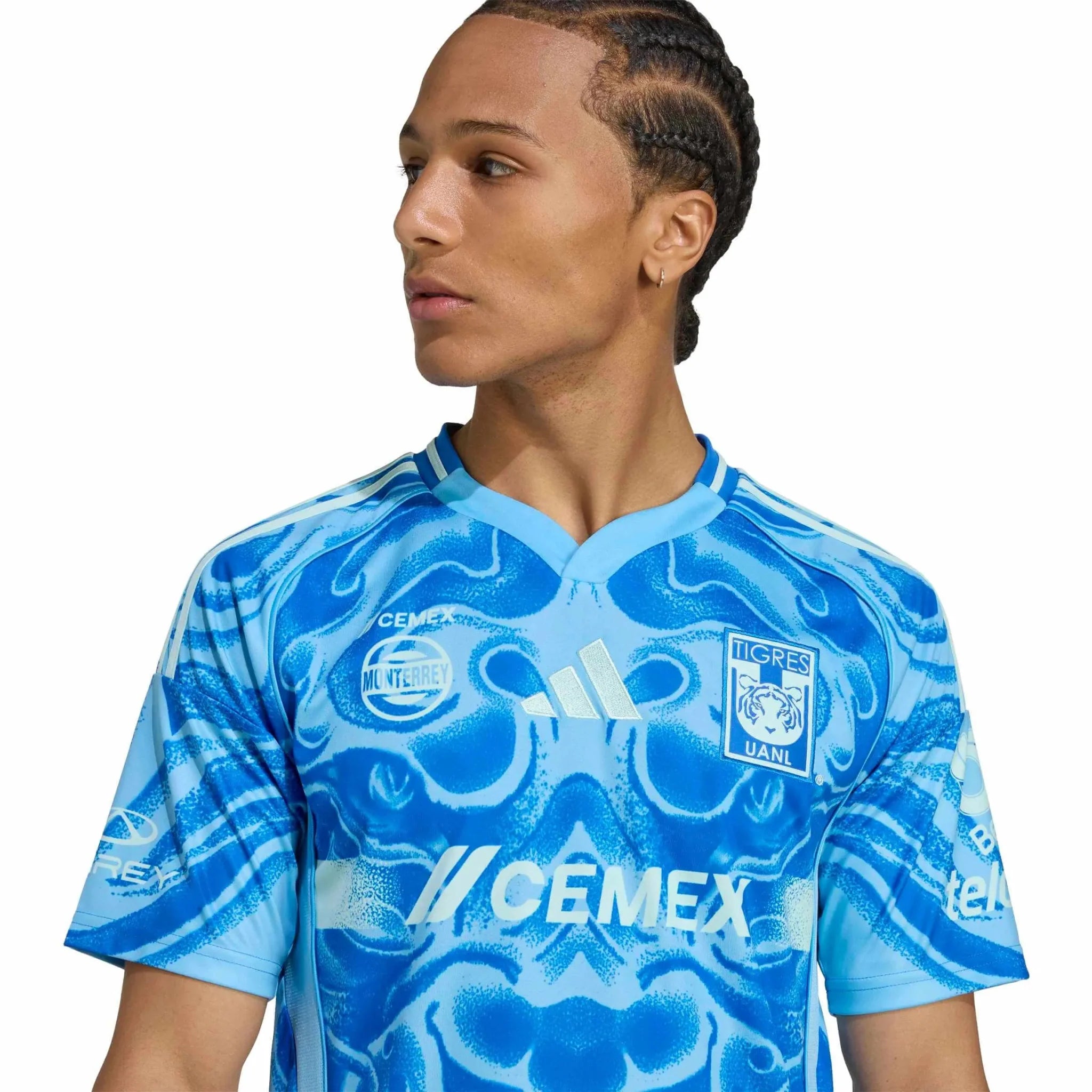 adidas 2025-26 Tigres Men's Stadium Away Soccer Jersey 5