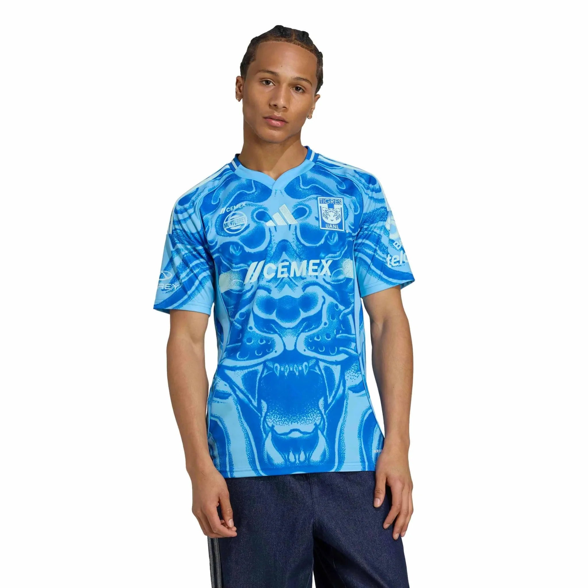 adidas 2025-26 Tigres Men's Stadium Away Soccer Jersey 3