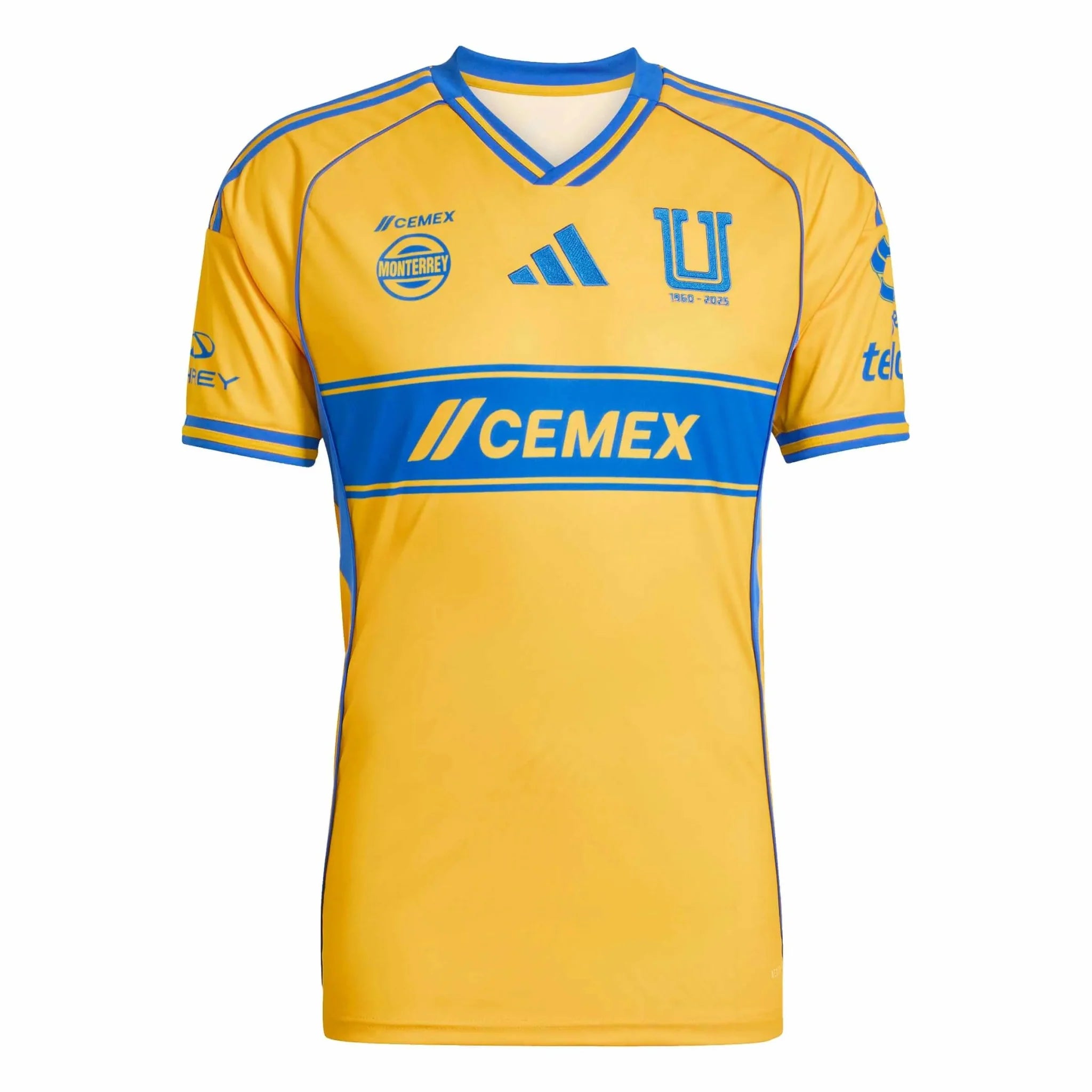 adidas 2025-26 Tigres Men's Stadium Home Soccer Jersey 1