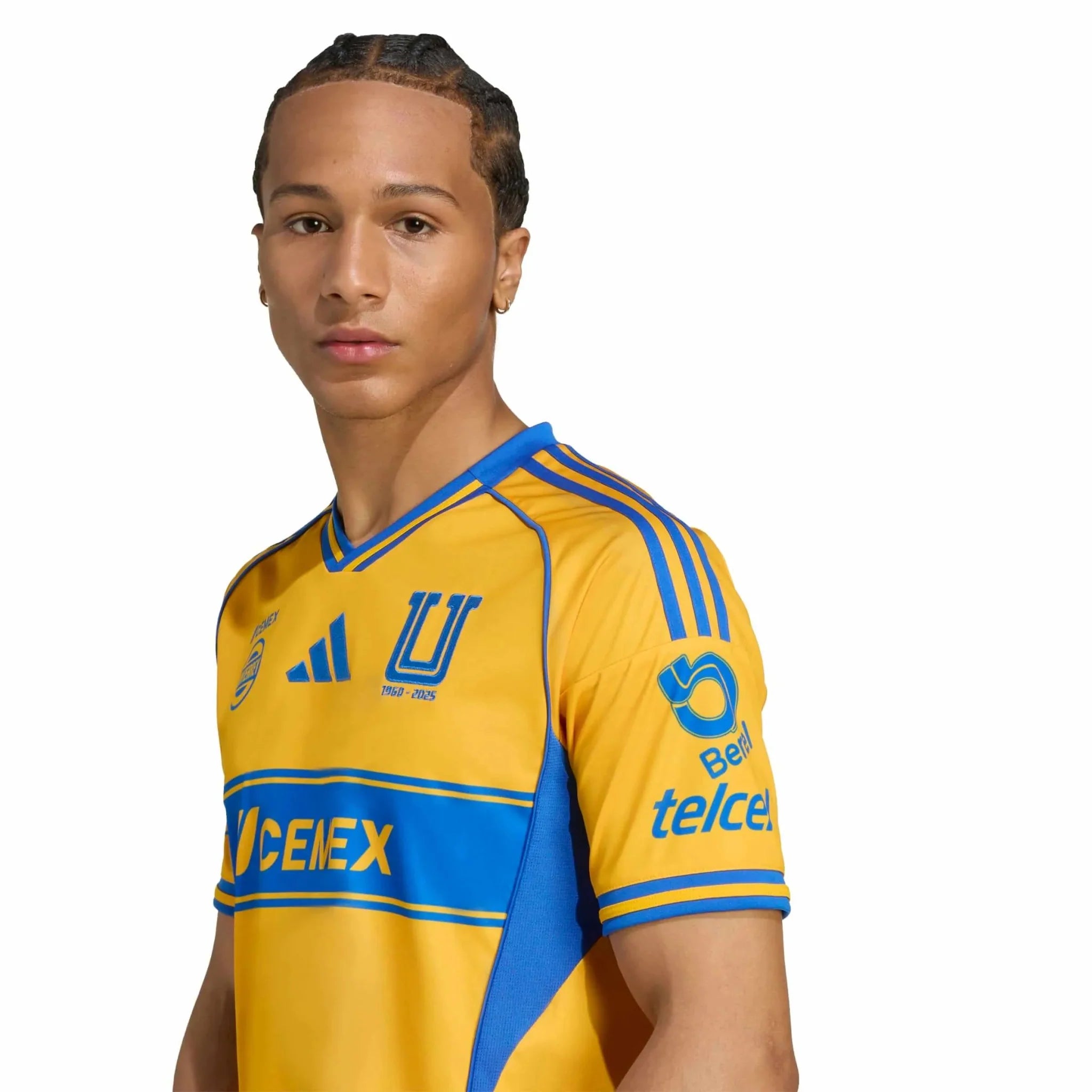 adidas 2025-26 Tigres Men's Stadium Home Soccer Jersey 5