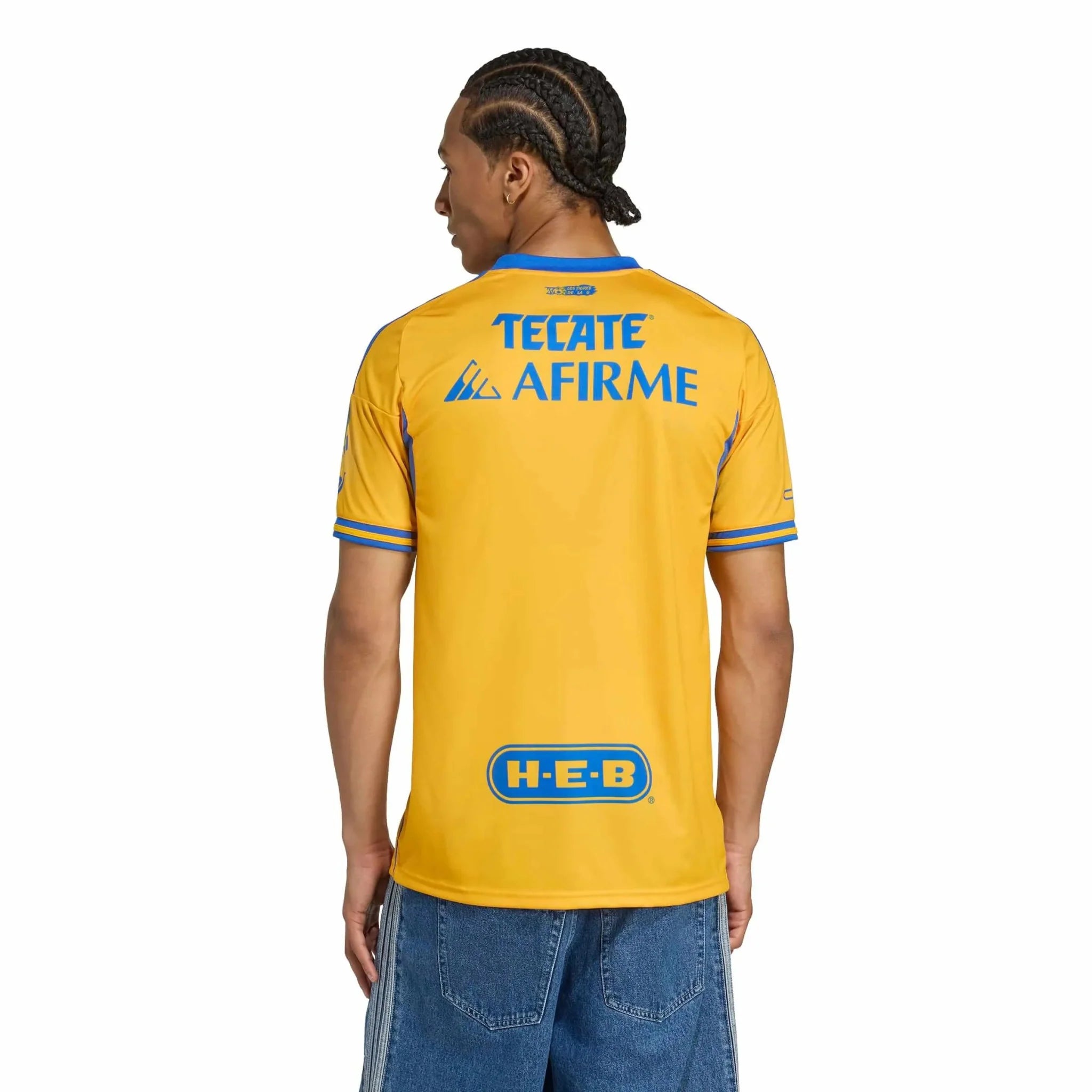 adidas 2025-26 Tigres Men's Stadium Home Soccer Jersey 4