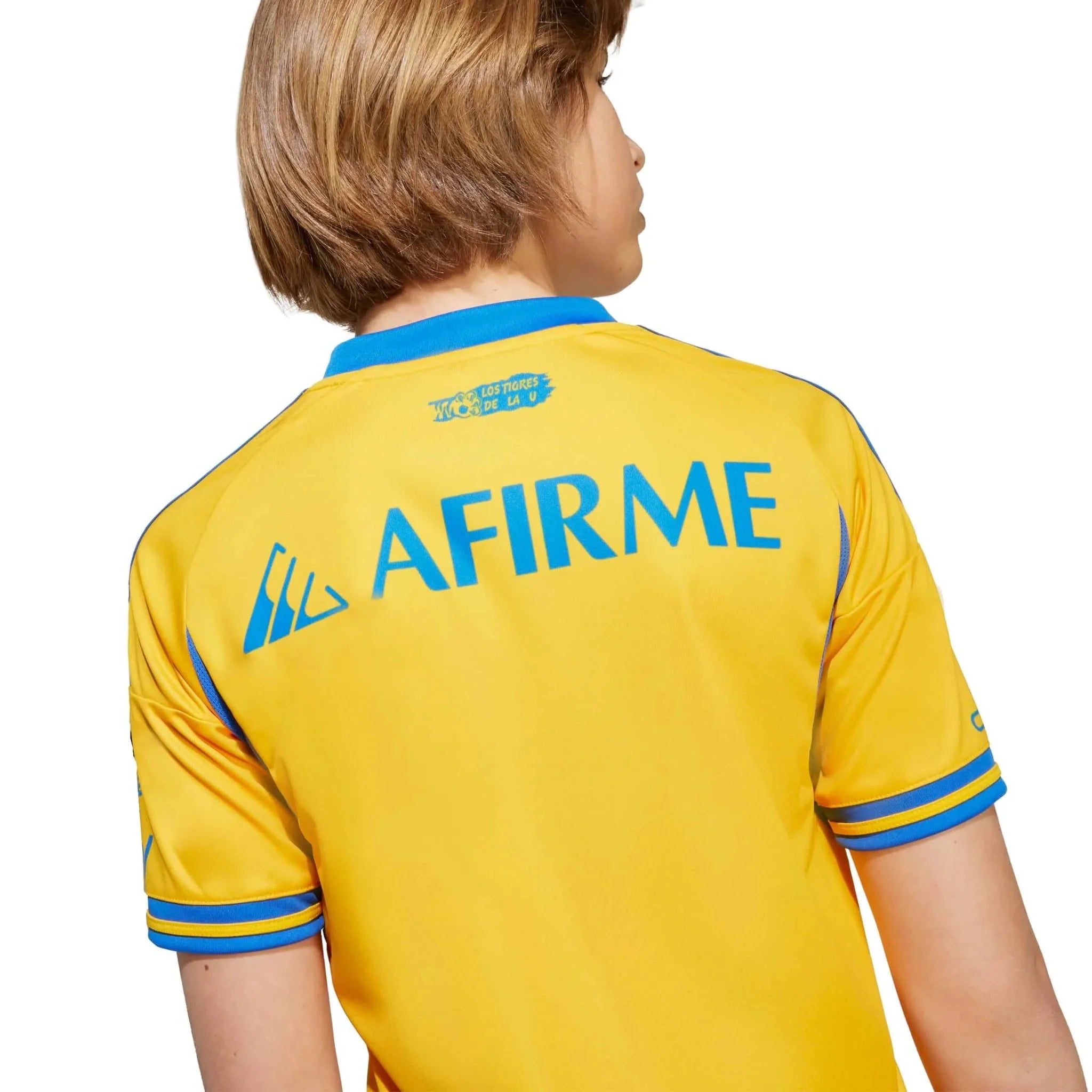 adidas 2025-26 Tigres Youth Stadium Home Soccer Jersey 4
