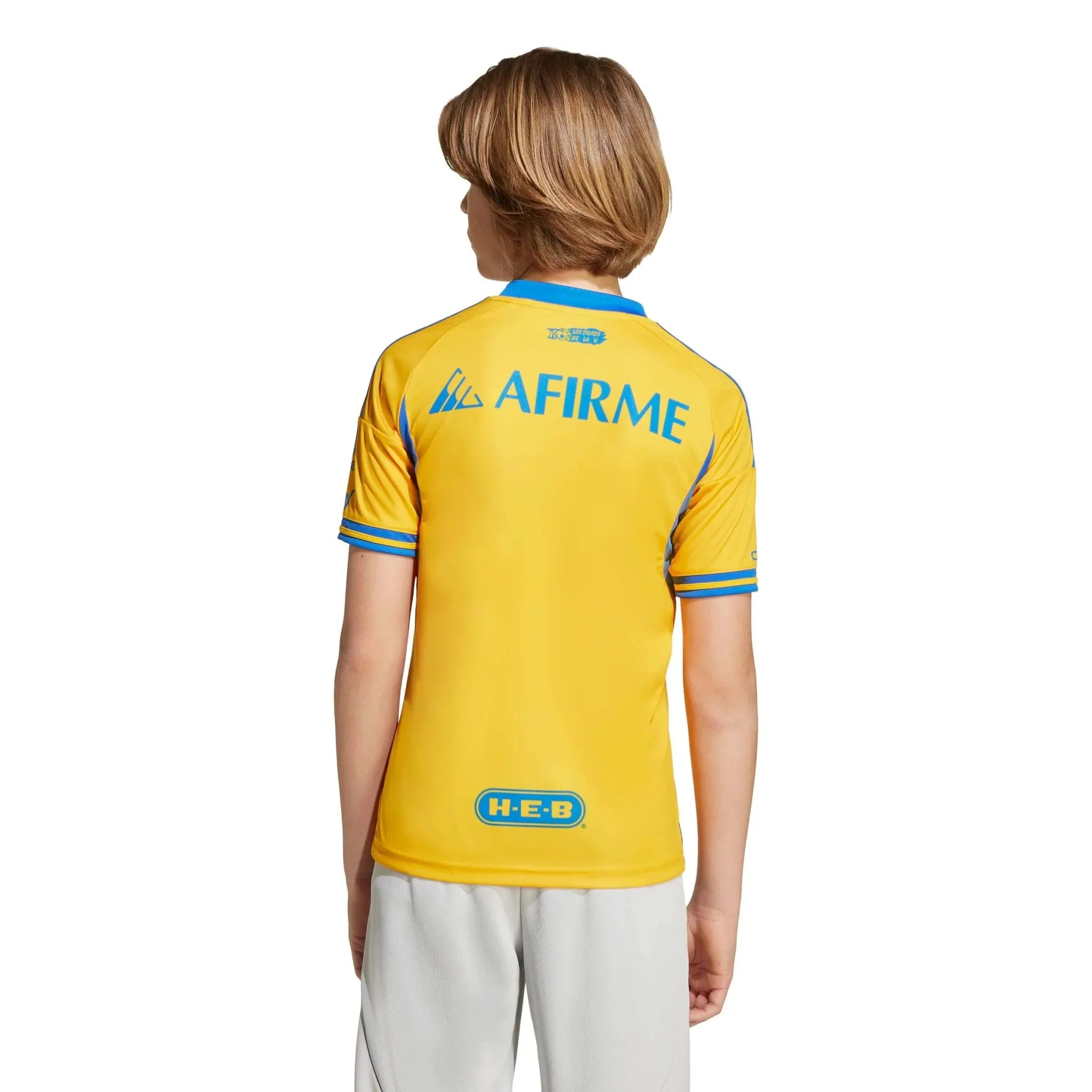adidas 2025-26 Tigres Youth Stadium Home Soccer Jersey 6