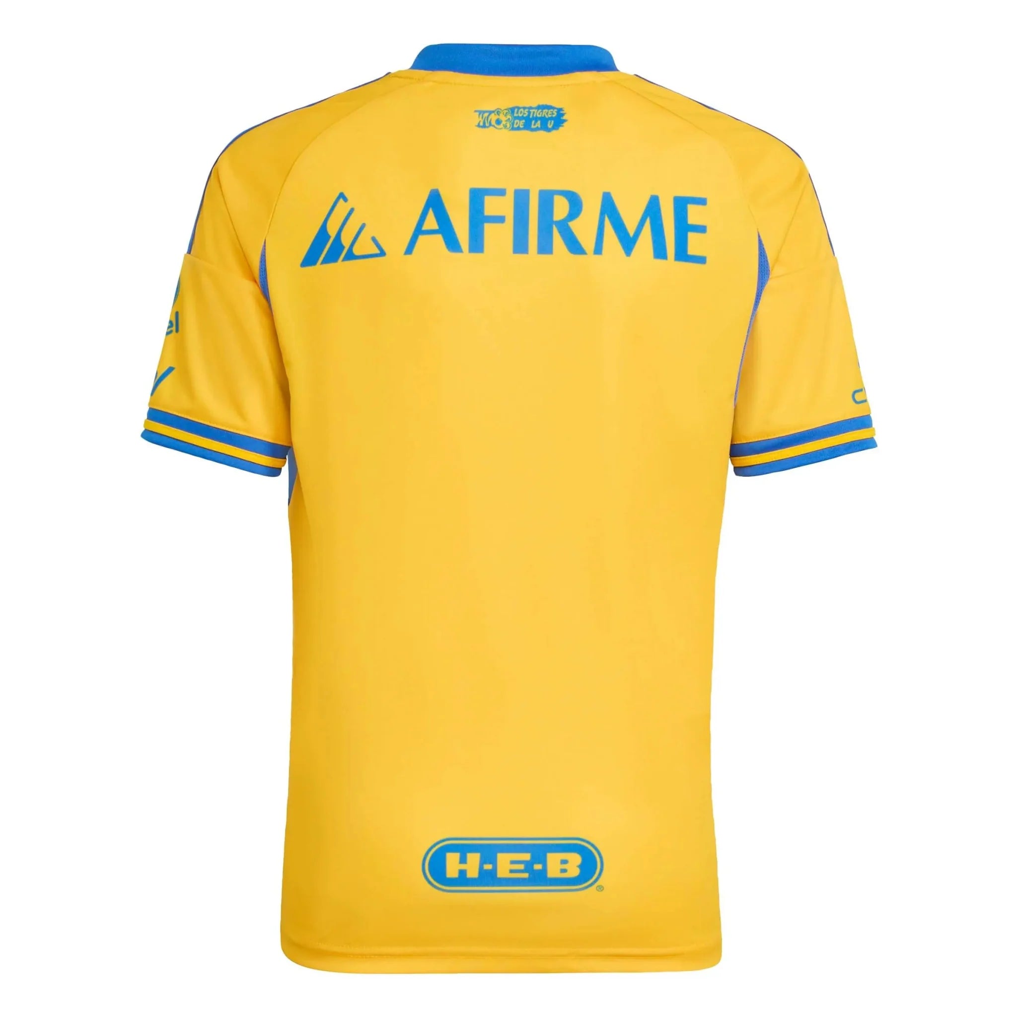adidas 2025-26 Tigres Youth Stadium Home Soccer Jersey 2
