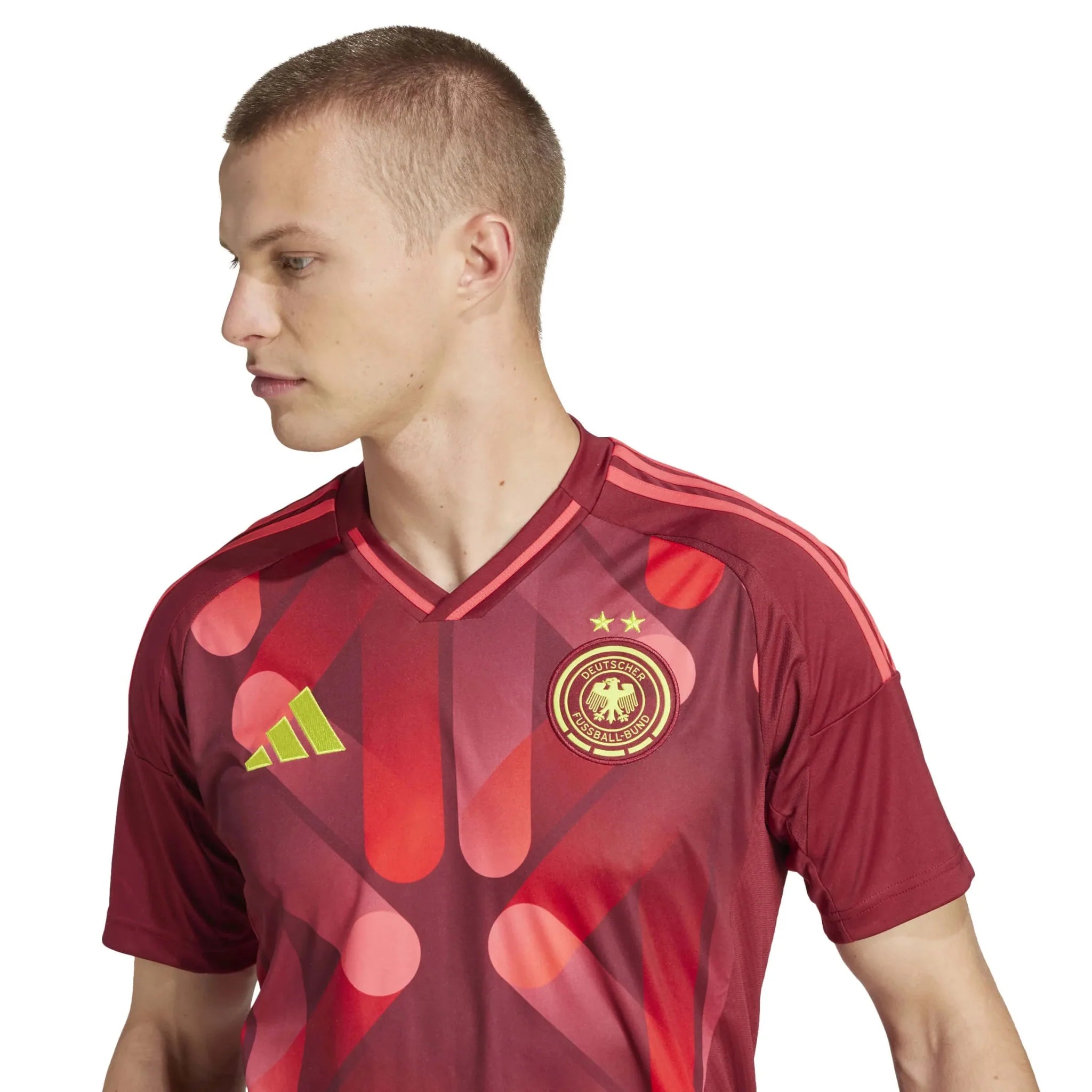 adidas 2025 Germany Women's (Men's Cut) Stadium Away Soccer Jersey 6