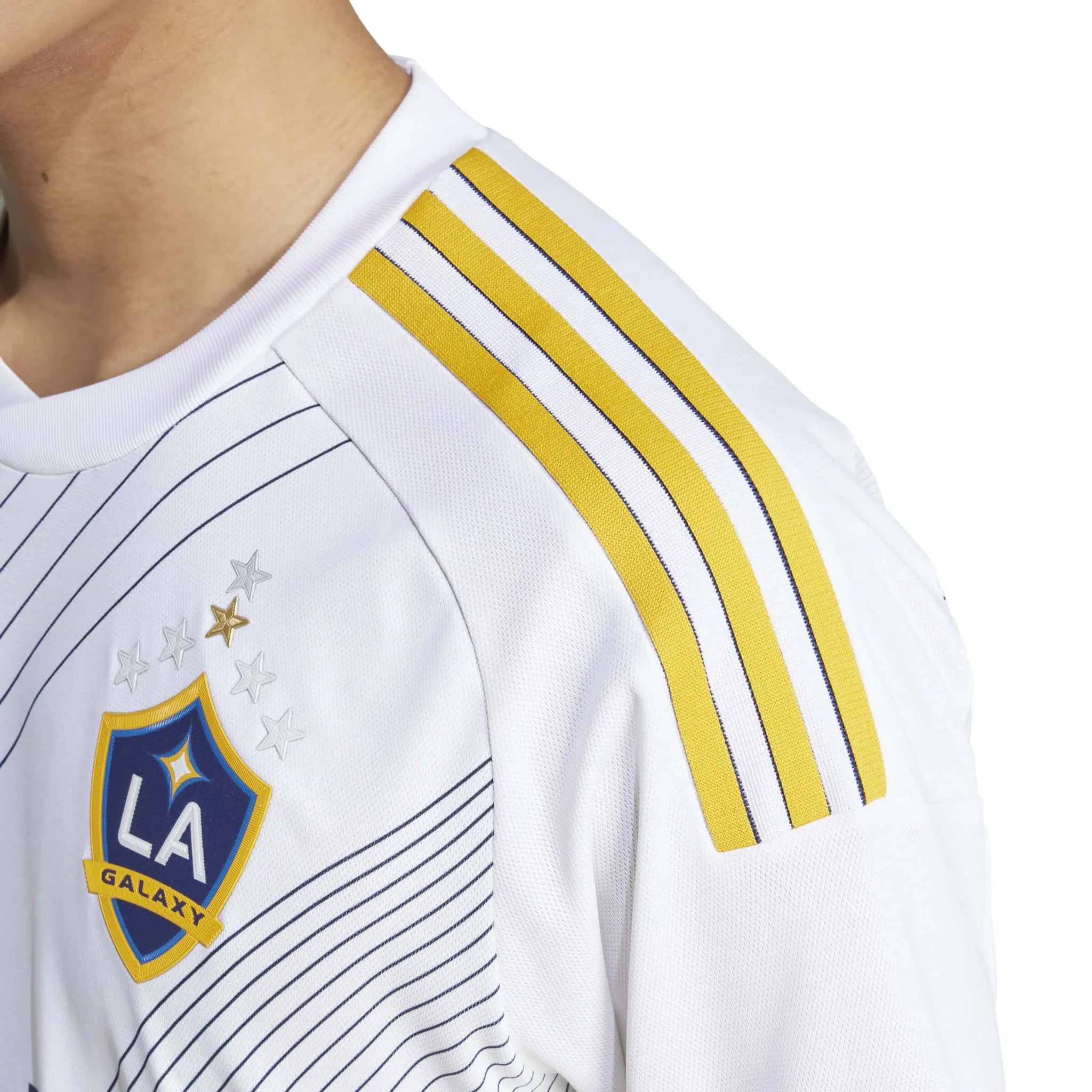 adidas 2025 LA Galaxy Men's Authentic Home Soccer Jersey 6