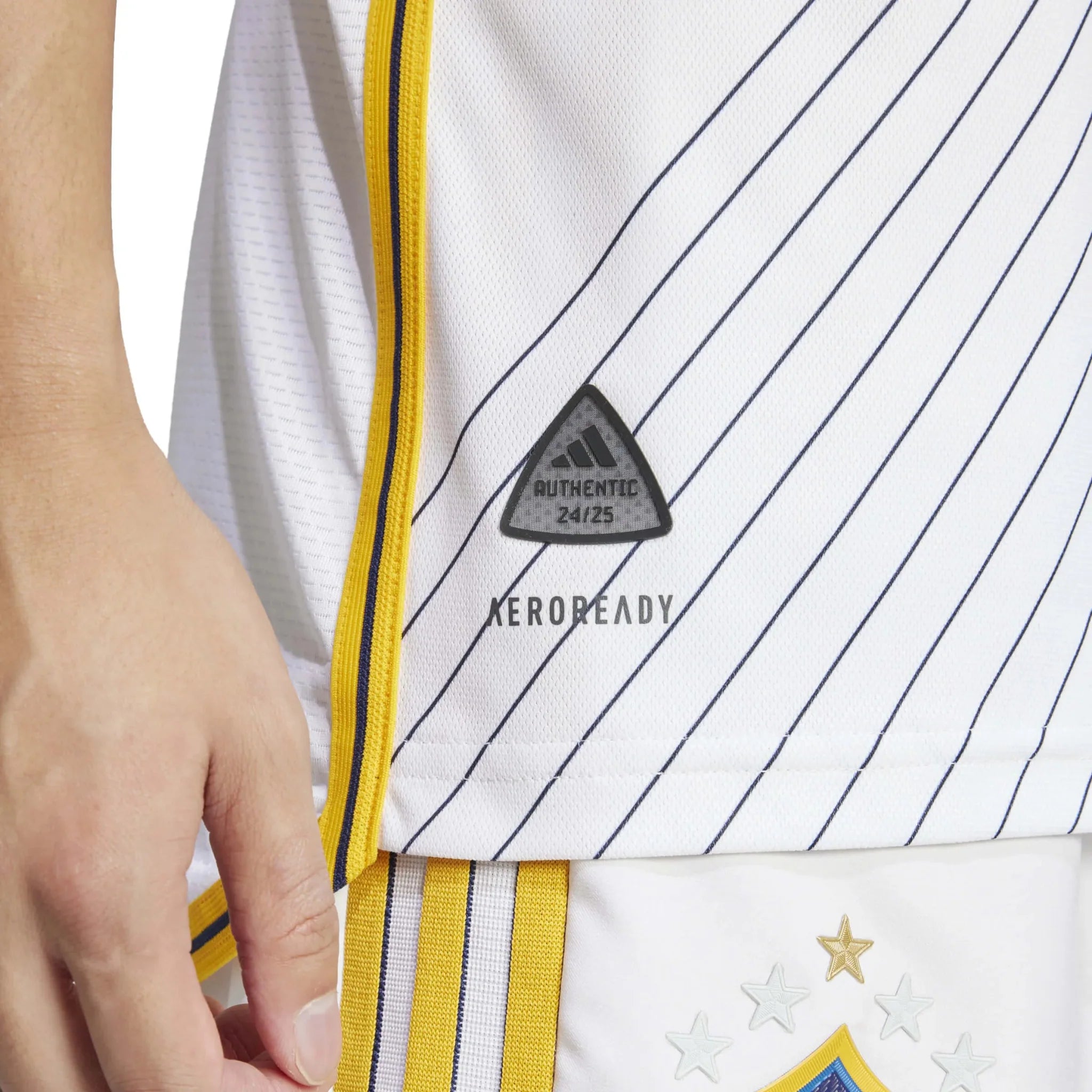 adidas 2025 LA Galaxy Men's Authentic Home Soccer Jersey 7