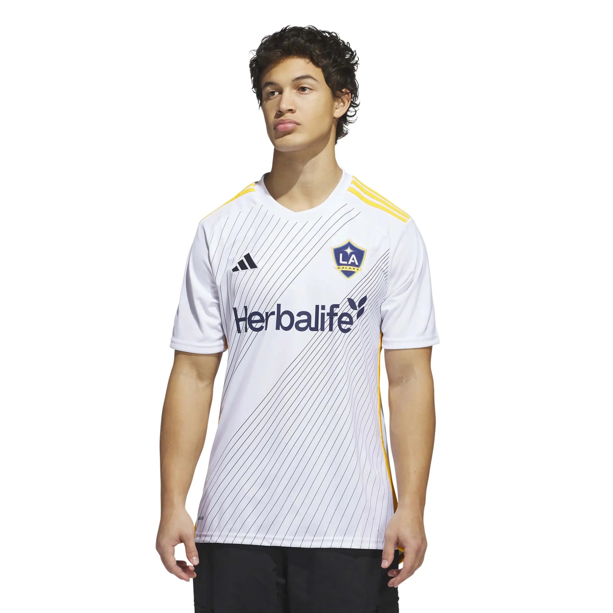 adidas 2025 LA Galaxy Men's Stadium Home Jersey 3