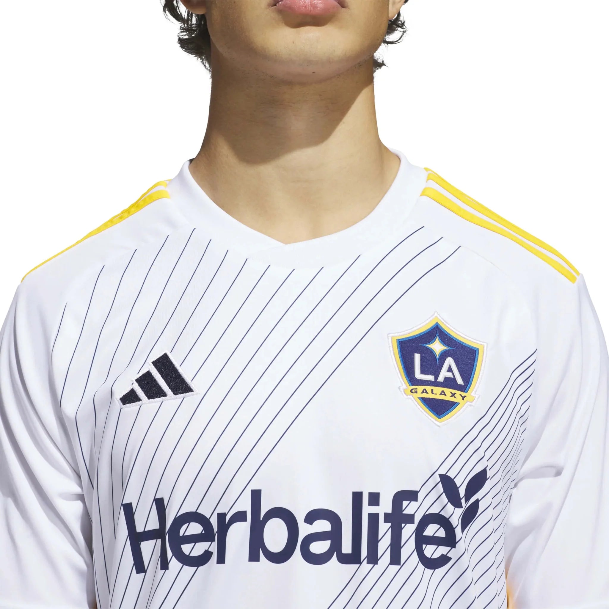 adidas 2025 LA Galaxy Men's Stadium Home Jersey 5