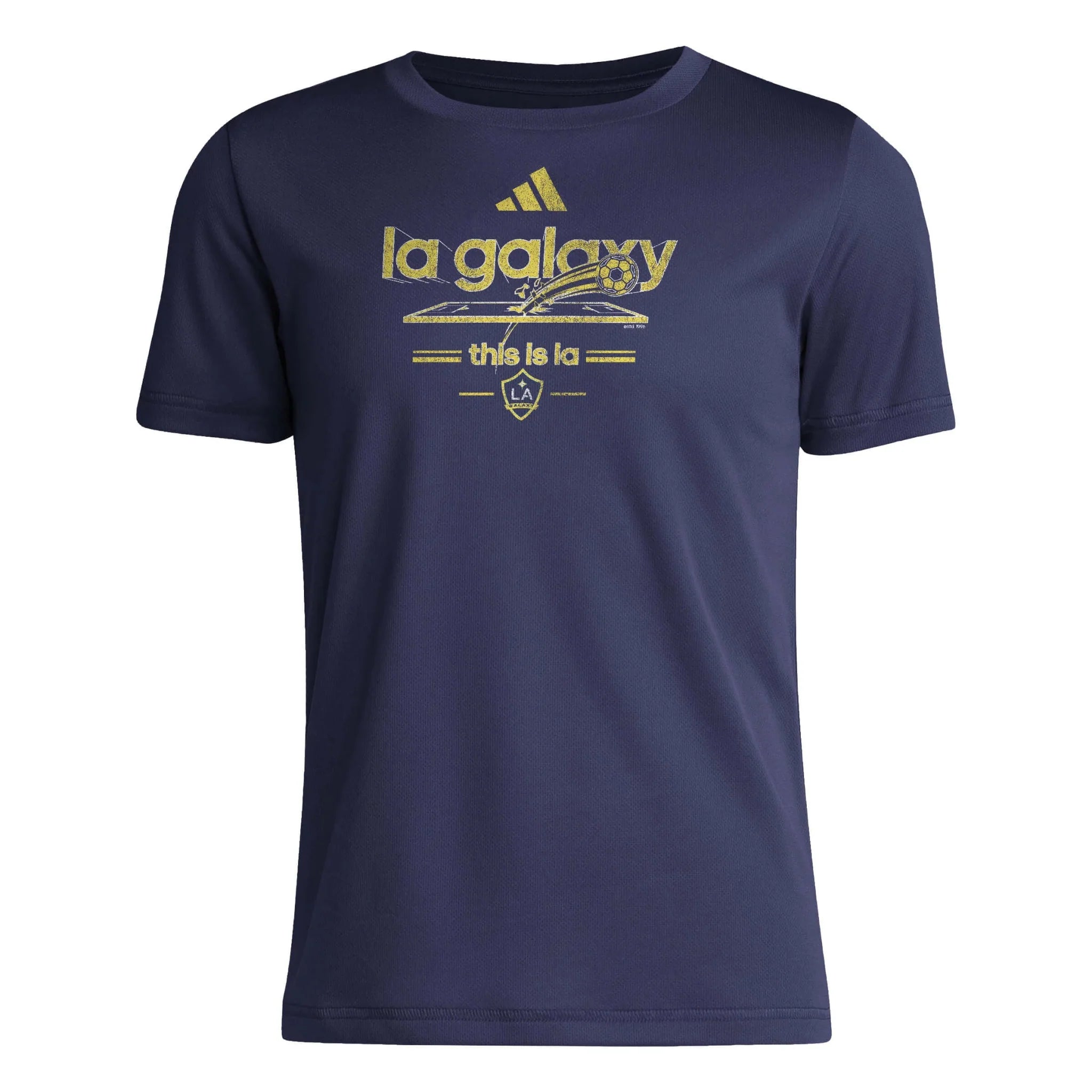 adidas 2025 LA Galaxy Youth Pre-Game Tee 1