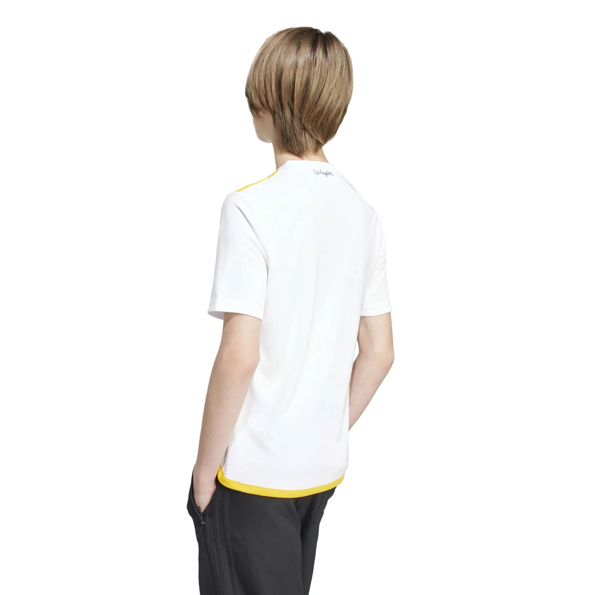 adidas 2025 LA Galaxy Youth Stadium Home Jersey 4