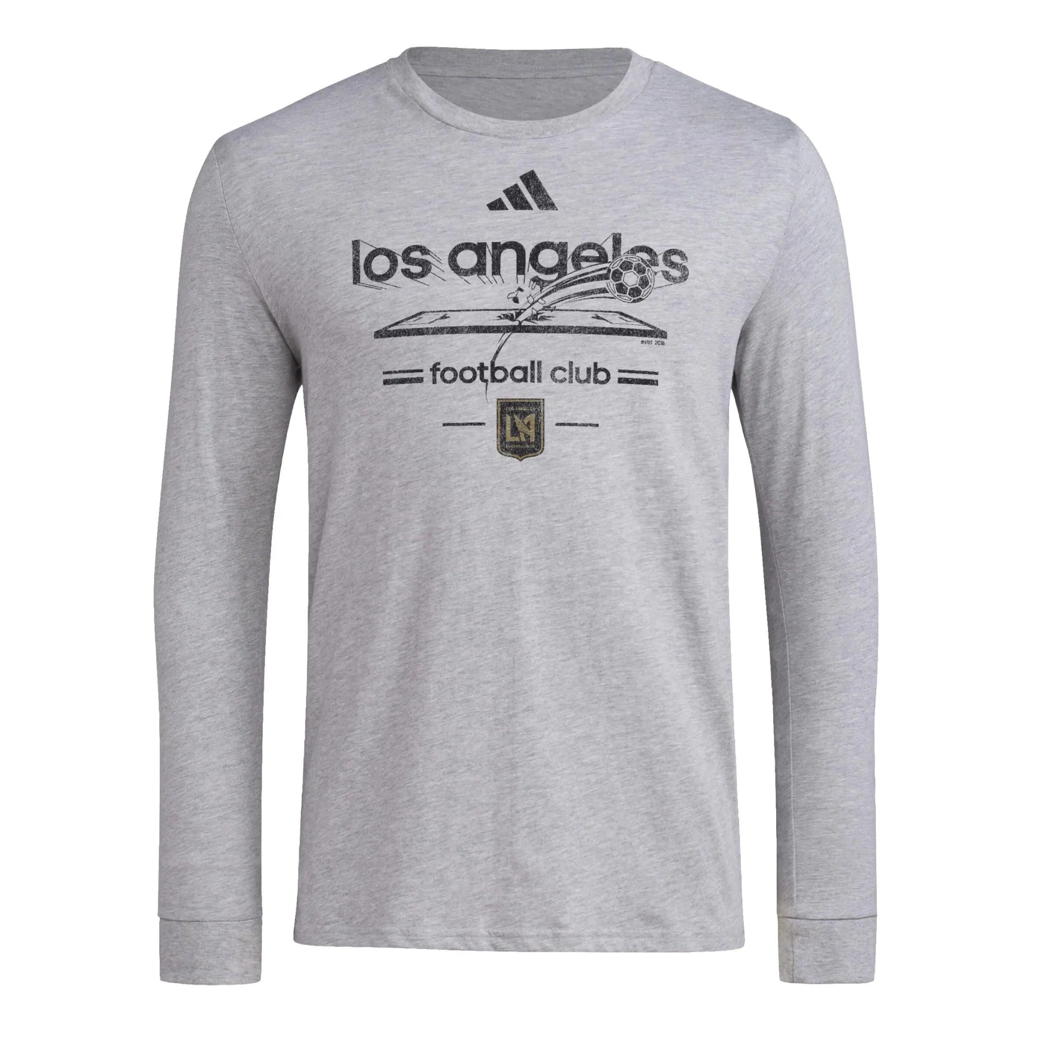 adidas 2025 LAFC Men's Long-Sleeve Pre-Game Tee 1