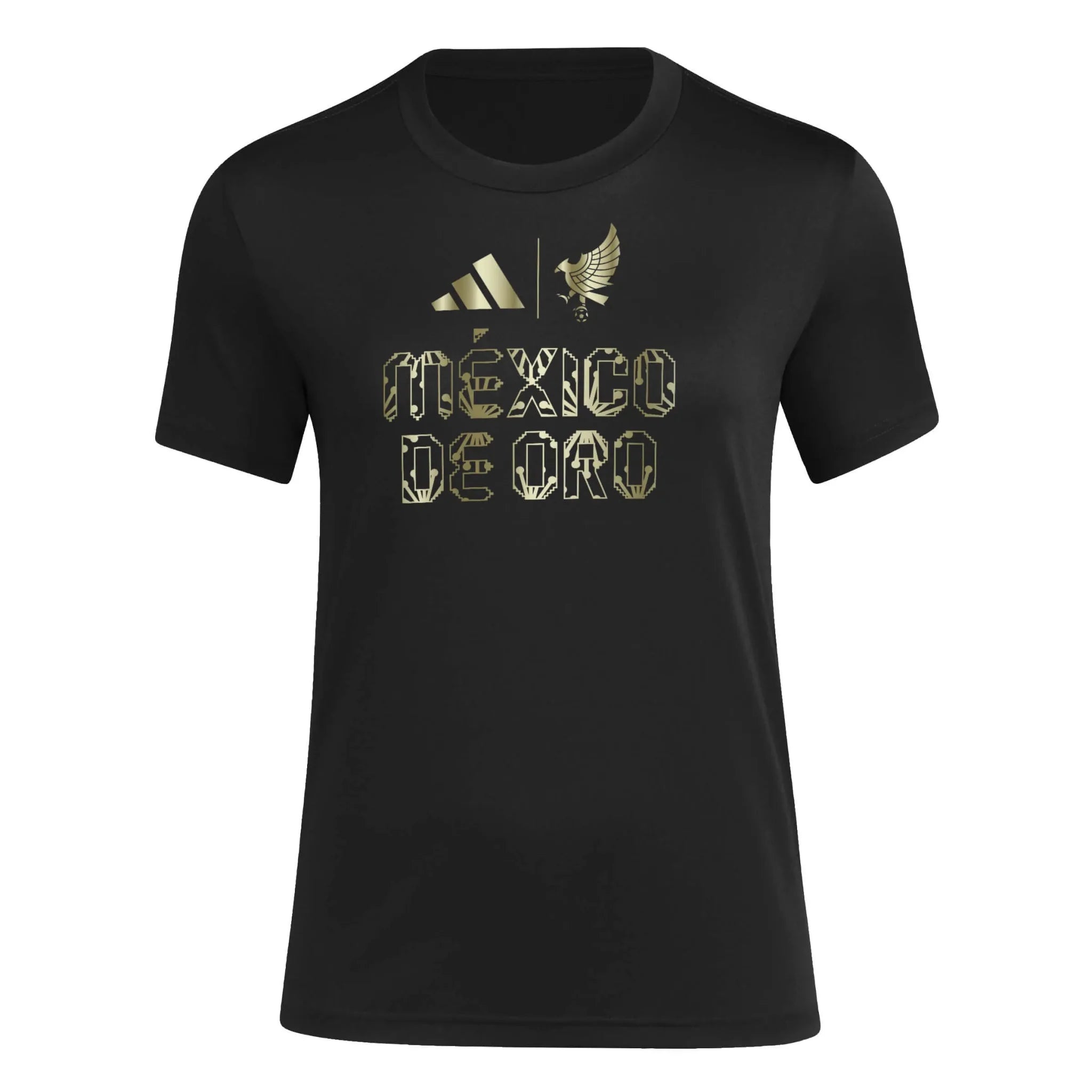 adidas 2025 Mexico Women's De Oro HOB Tee 1
