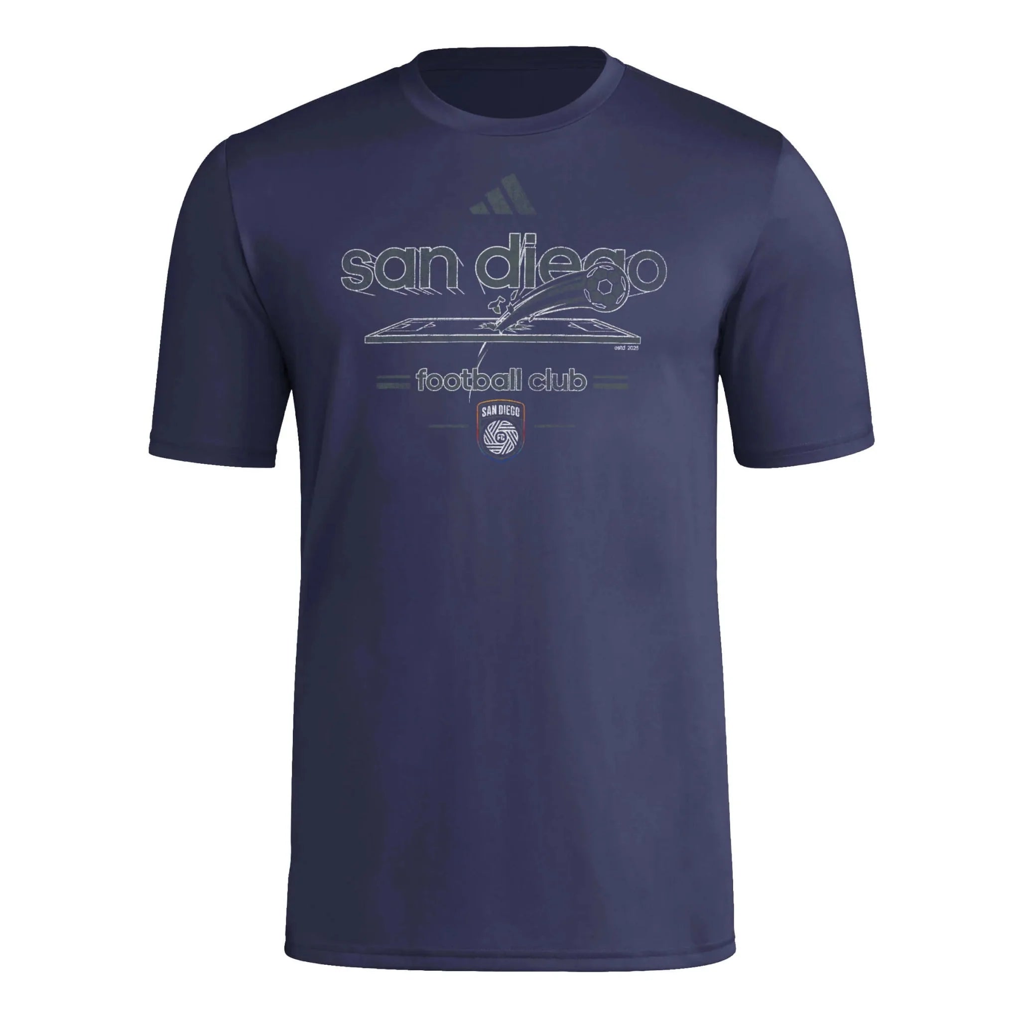 adidas 2025 San Diego Men's Pre-Game Tee 1