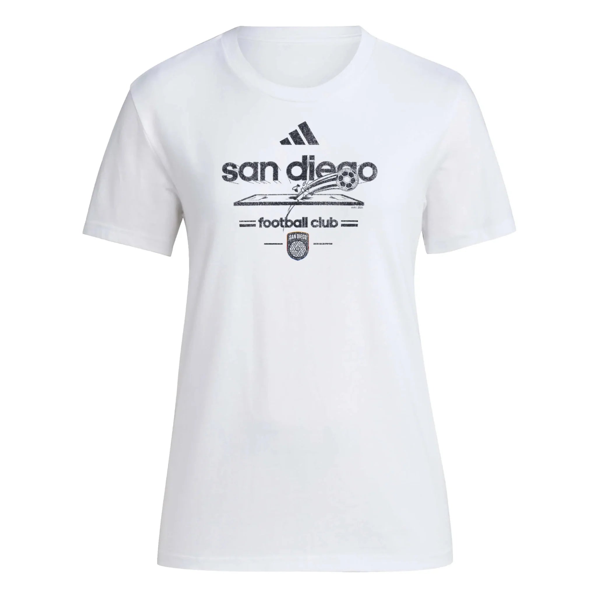 adidas 2025 San Diego Women's Pre-Game Tee 1