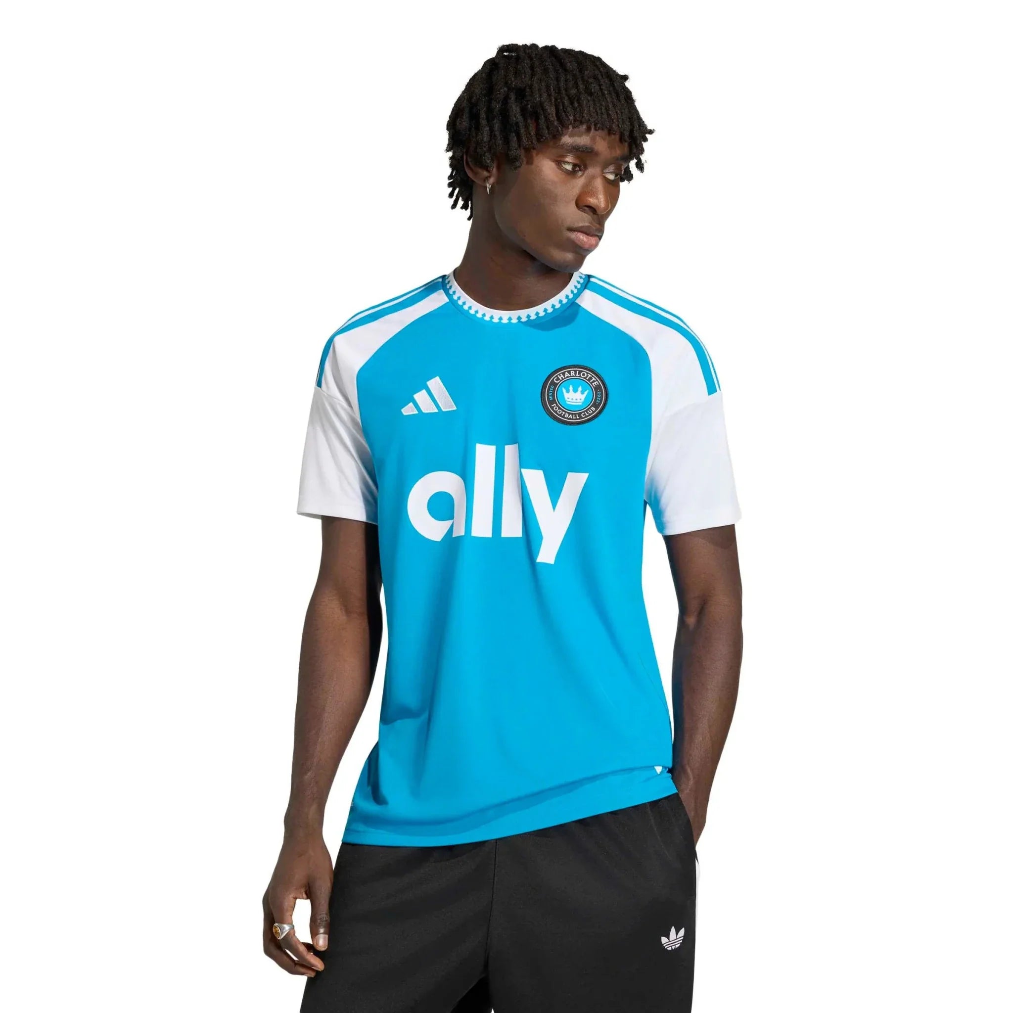 adidas 2026-27 Charlotte FC Men's Stadium Home Soccer Jersey 3