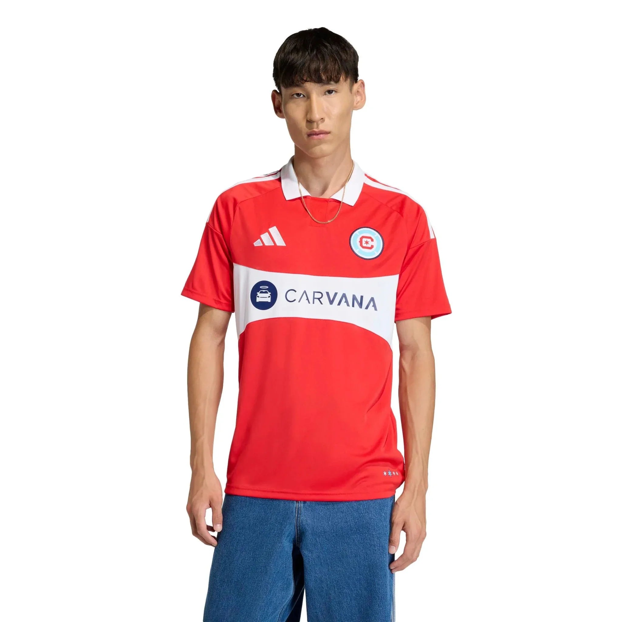 adidas 2026-27 Chicago Fire Men's Stadium Home Soccer Jersey 3