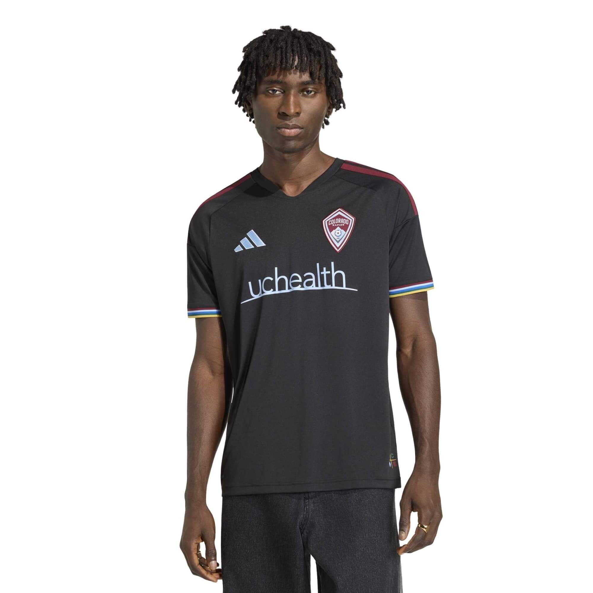 adidas 2026-27 Colorado Rapids Men's Stadium Home Soccer Jersey 3