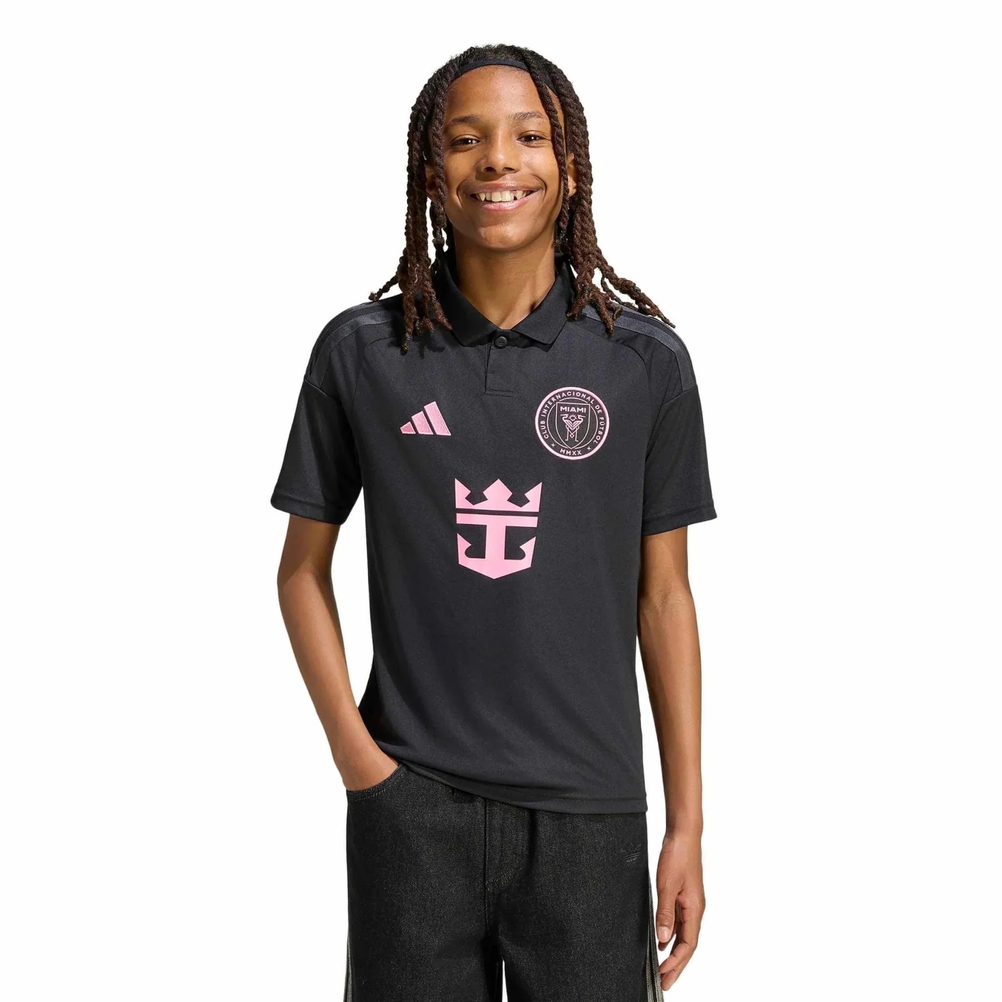 adidas 2026-27 Inter Miami Youth Stadium Away Soccer Jersey 8