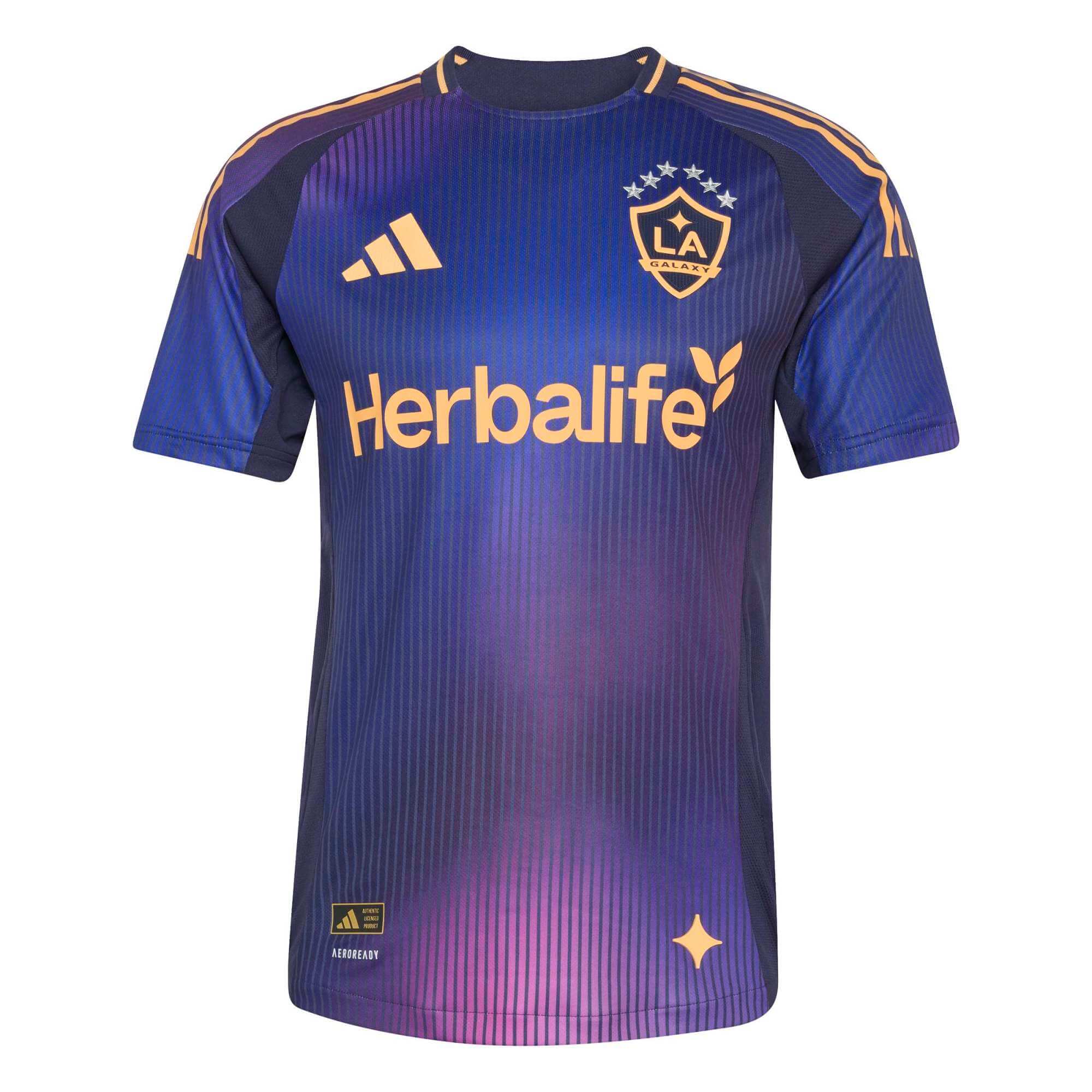 adidas 2026-27 LA Galaxy Men's Authentic Away Soccer Jersey 1