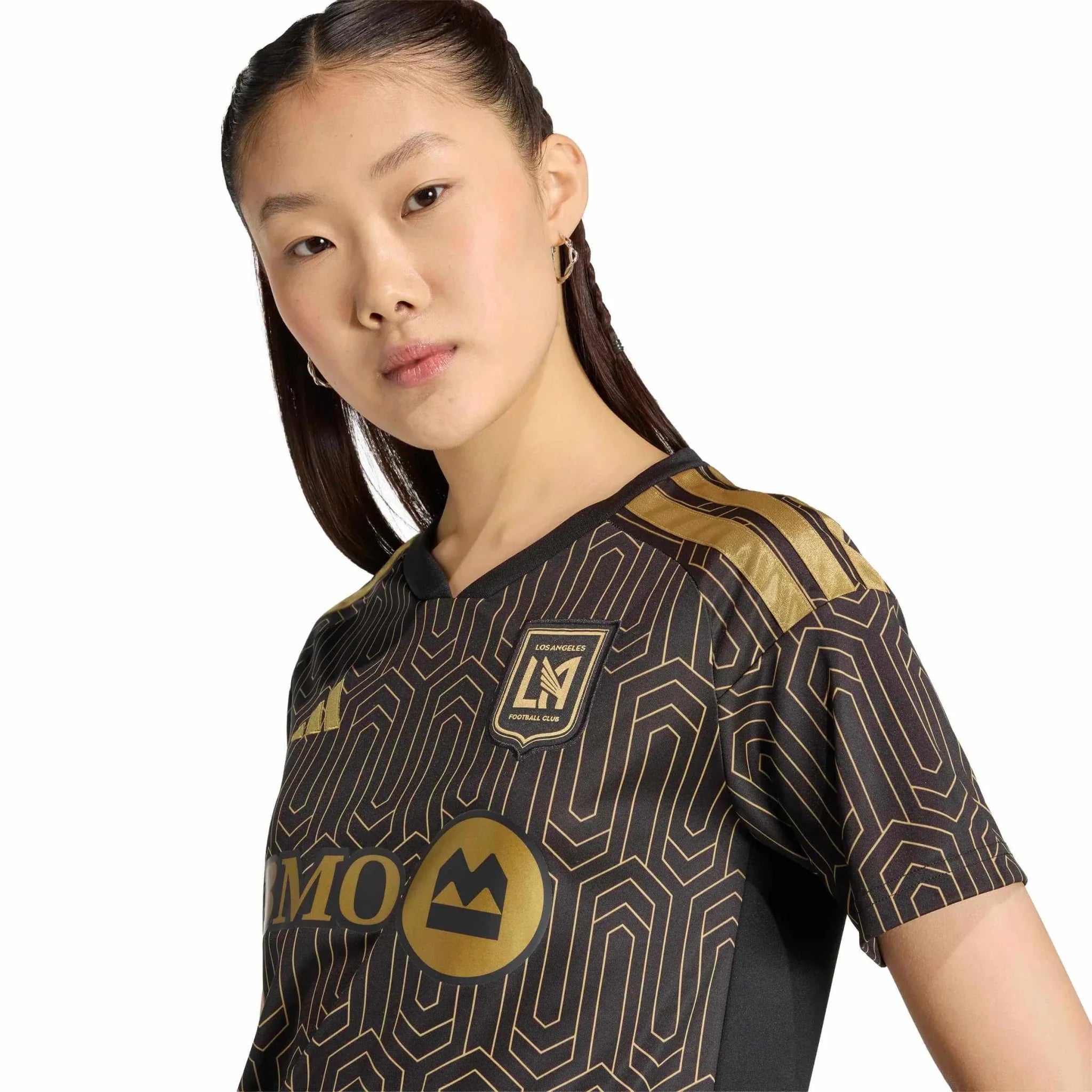 adidas 2026-27 LAFC Women's Stadium Home Soccer Jersey 5