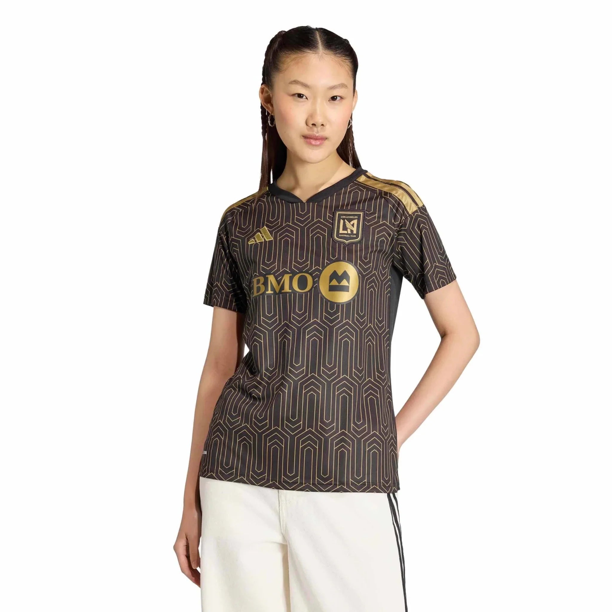 adidas 2026-27 LAFC Women's Stadium Home Soccer Jersey 3