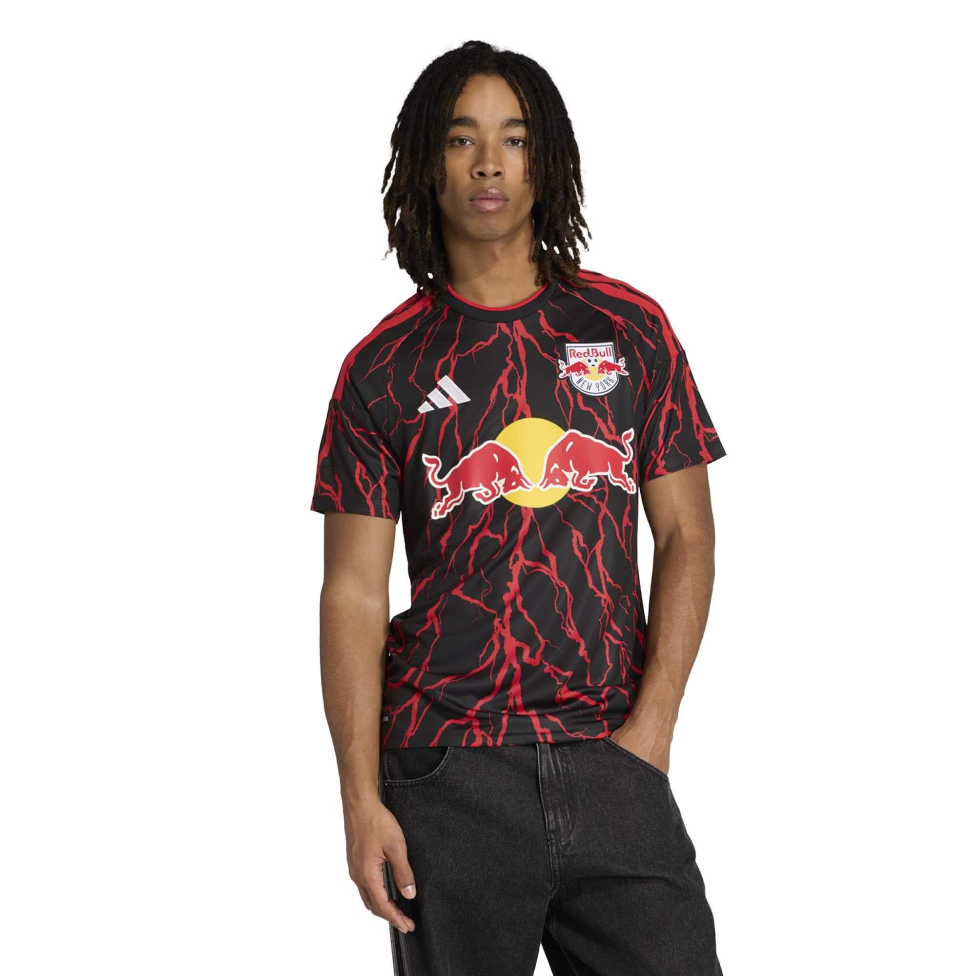 adidas 2026-27 New York Red Bulls Men's Stadium Home Soccer Jersey 3