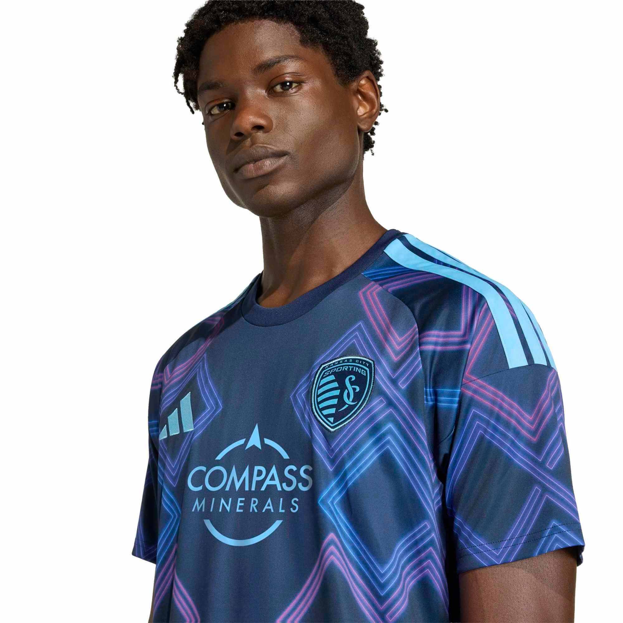 adidas 2026-27 Sporting Kansas City Men's Stadium Away Soccer Jersey 5