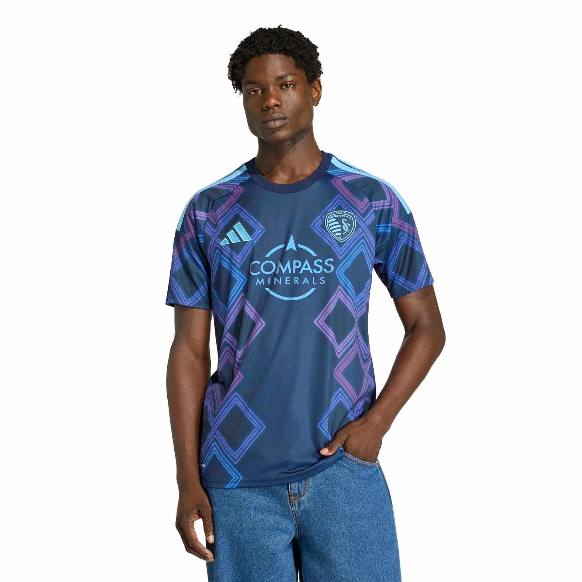 adidas 2026-27 Sporting Kansas City Men's Stadium Away Soccer Jersey 3