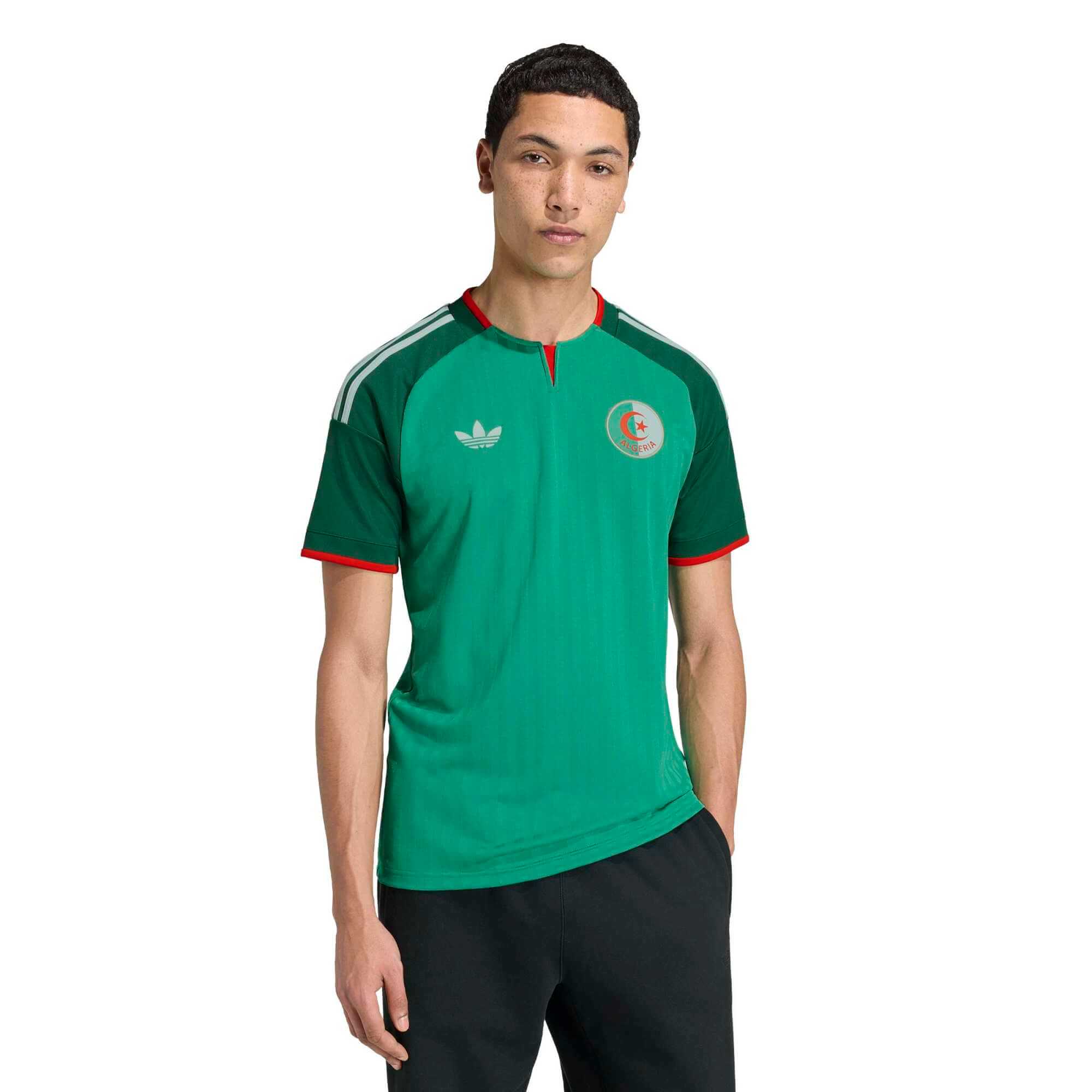adidas 2026 Algeria Men's Stadium Away Soccer Jersey 3