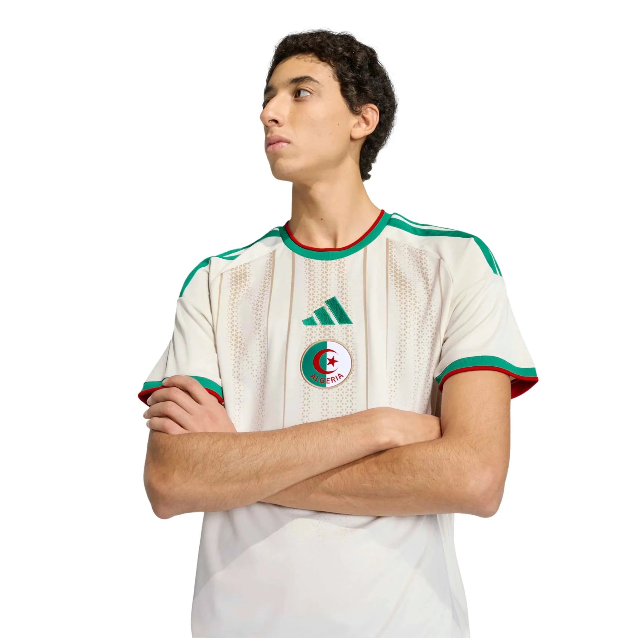 adidas 2026 Algeria Men's Stadium Home Soccer Jersey 5