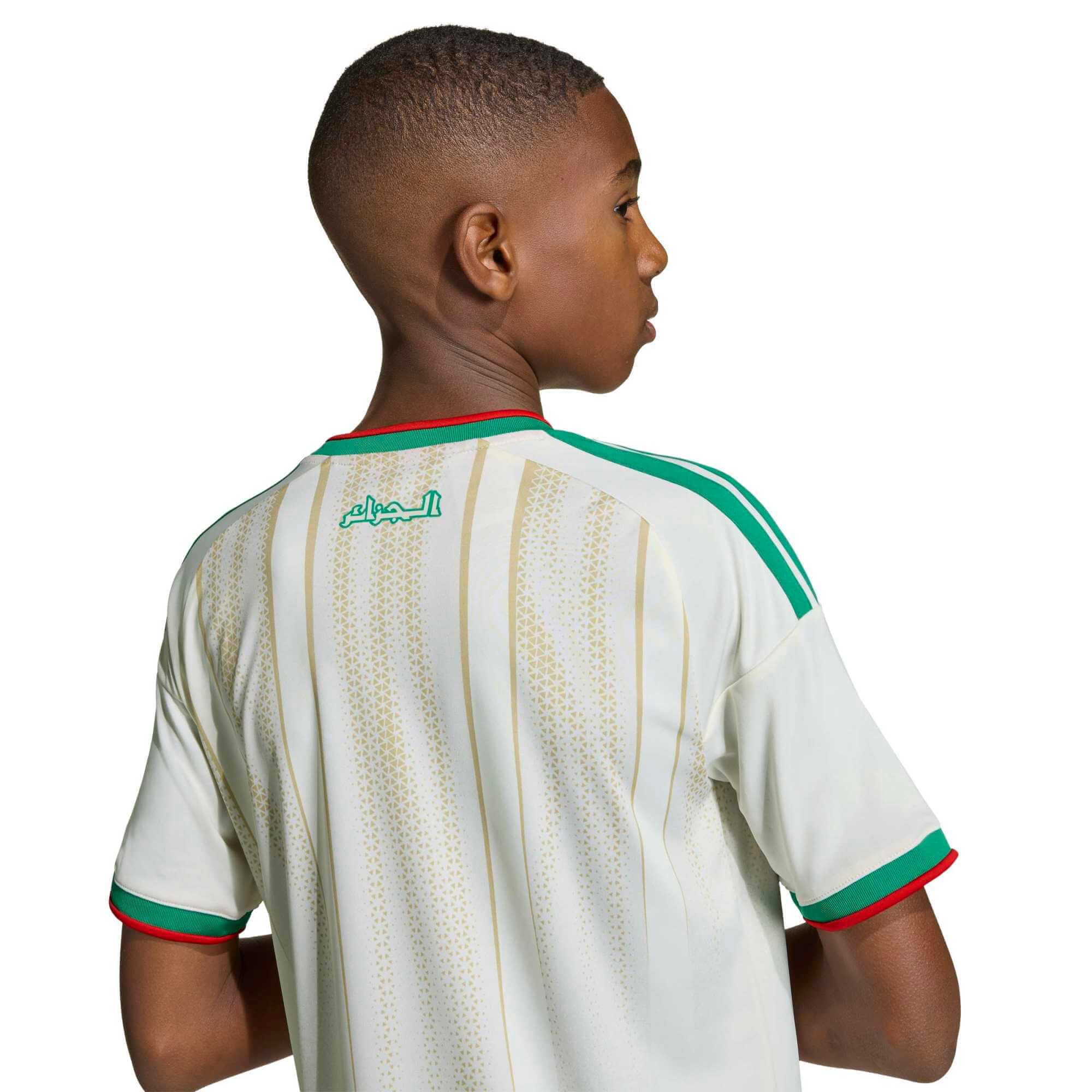 adidas 2026 Algeria Youth Stadium Home Soccer Jersey 7