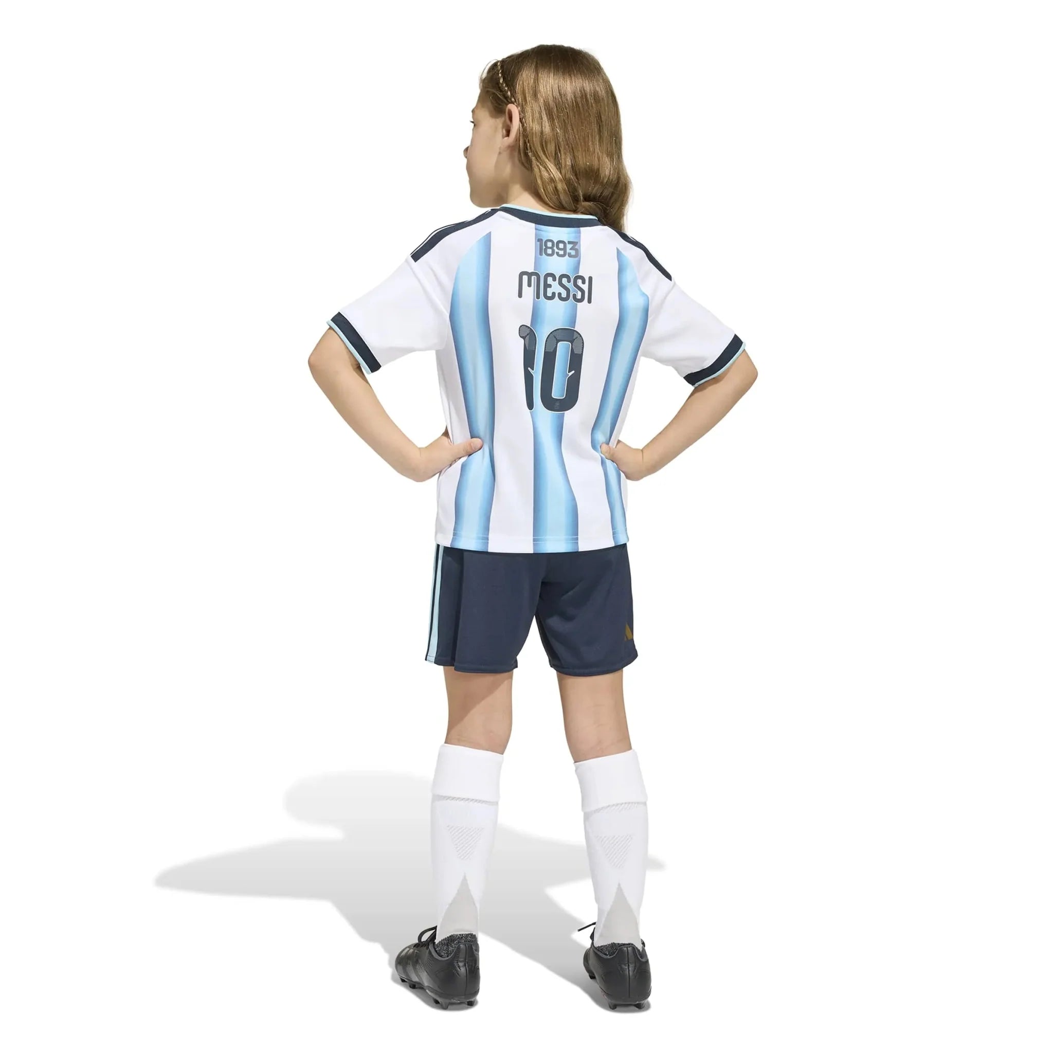 adidas 2026 Argentina Kid's Home Messi #10 Mini Kit 7
