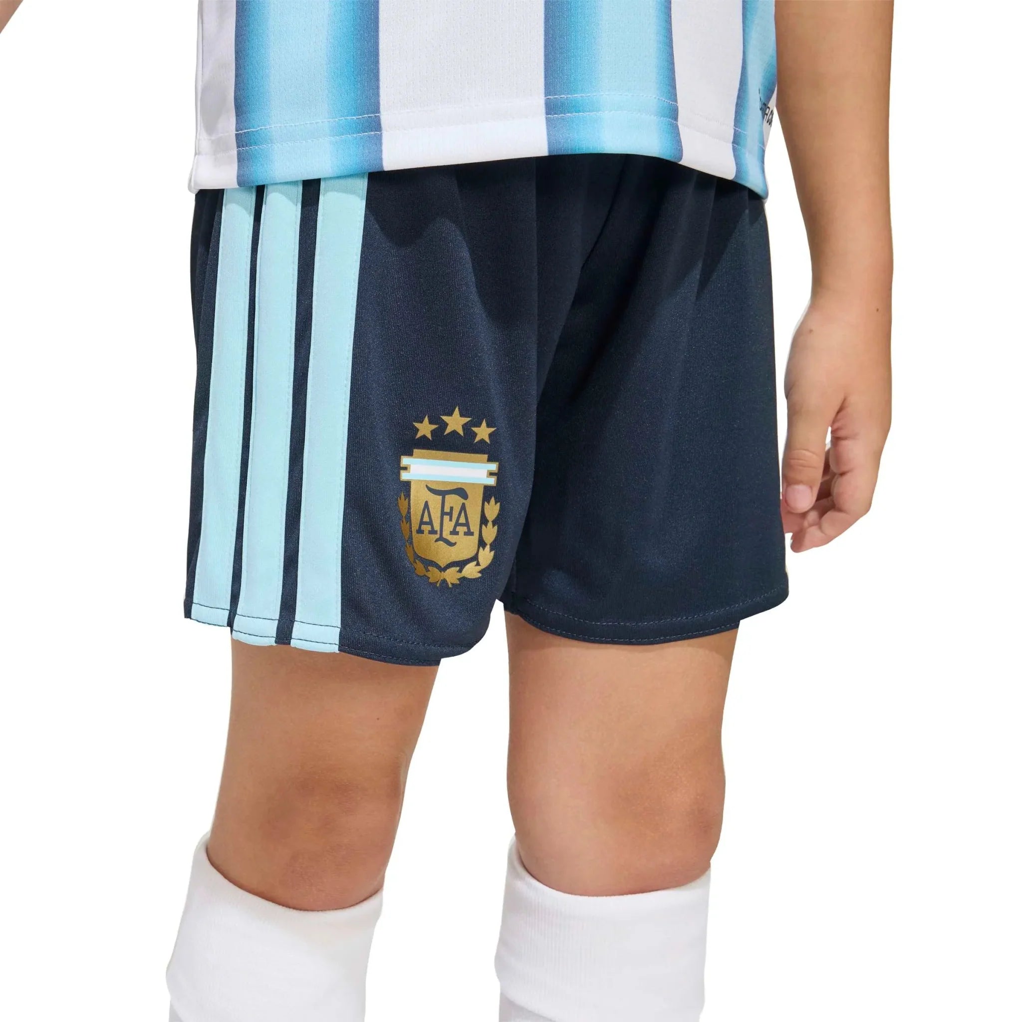 adidas 2026 Argentina Kid's Home Messi #10 Mini Kit 5