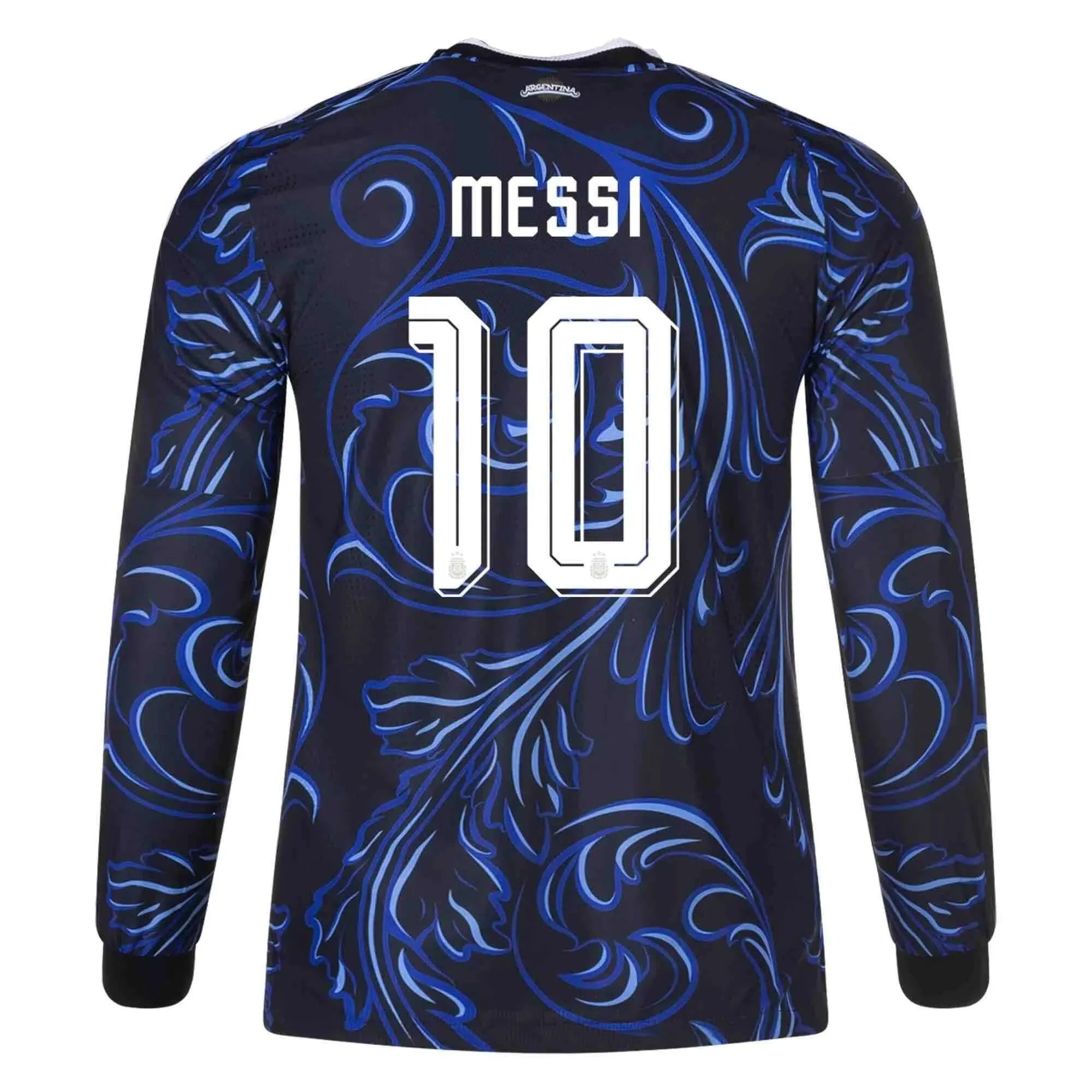 adidas 2026 Argentina Men's Authentic Away Long-Sleeve Soccer Jersey 7