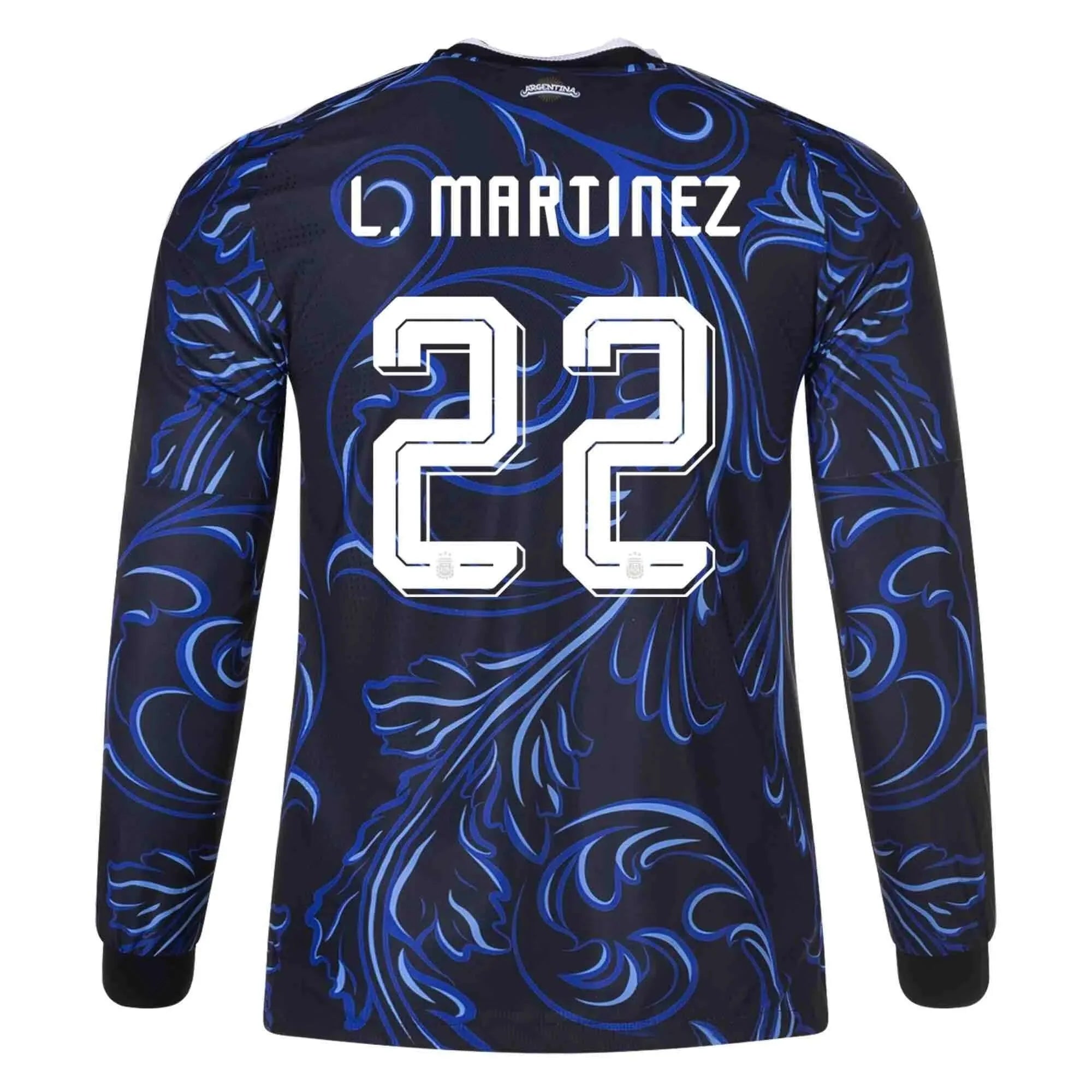 adidas 2026 Argentina Men's Authentic Away Long-Sleeve Soccer Jersey 10