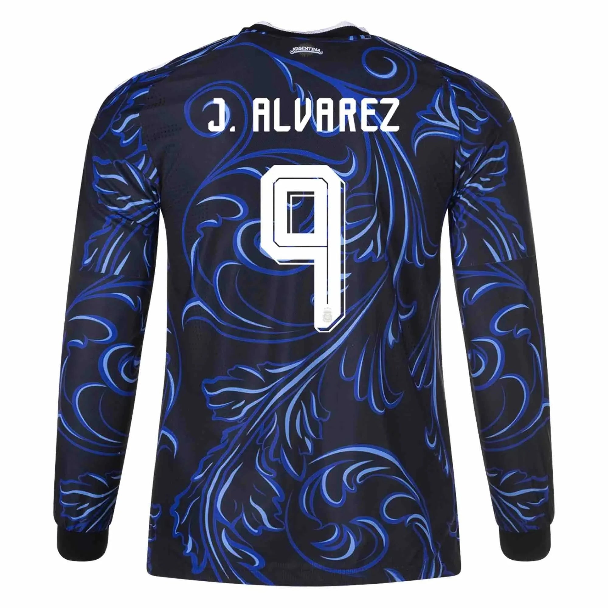 adidas 2026 Argentina Men's Authentic Away Long-Sleeve Soccer Jersey 8